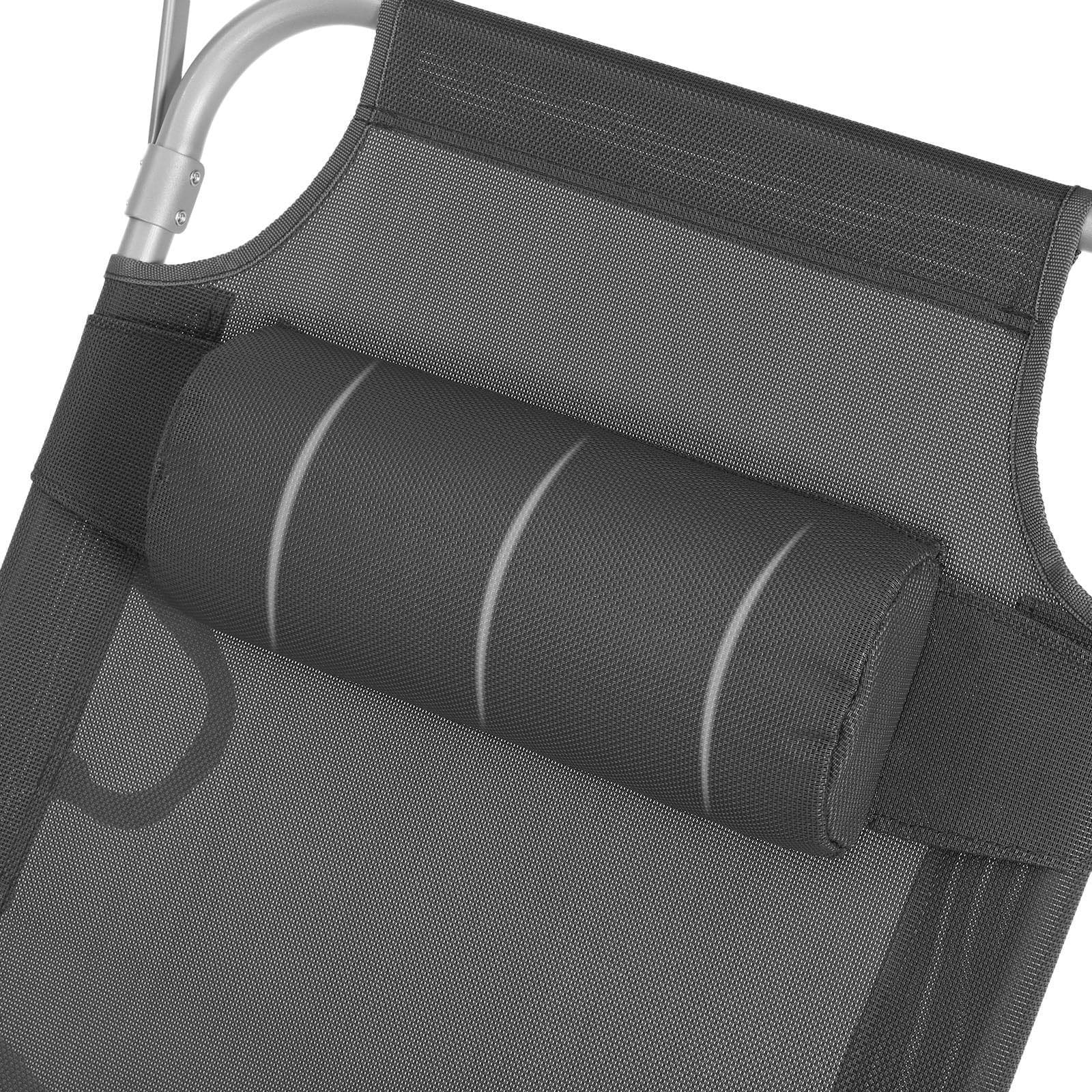 Gartenliege mit Kopfstütze und Sonnendach-B34GCB19UV1 Gartenliege mit Kopfstütze und Sonnendach-B34GCB19UV1