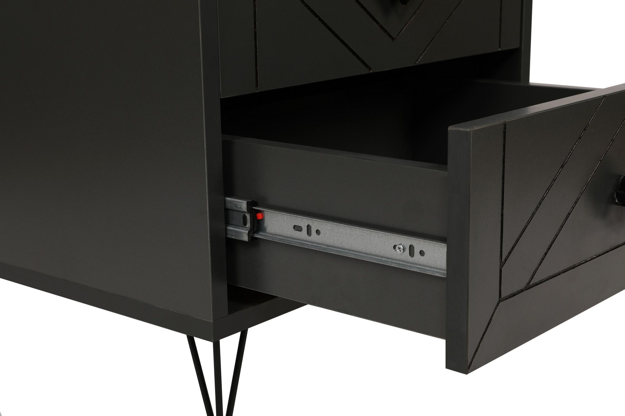 Luna - weiß - Nachttisch