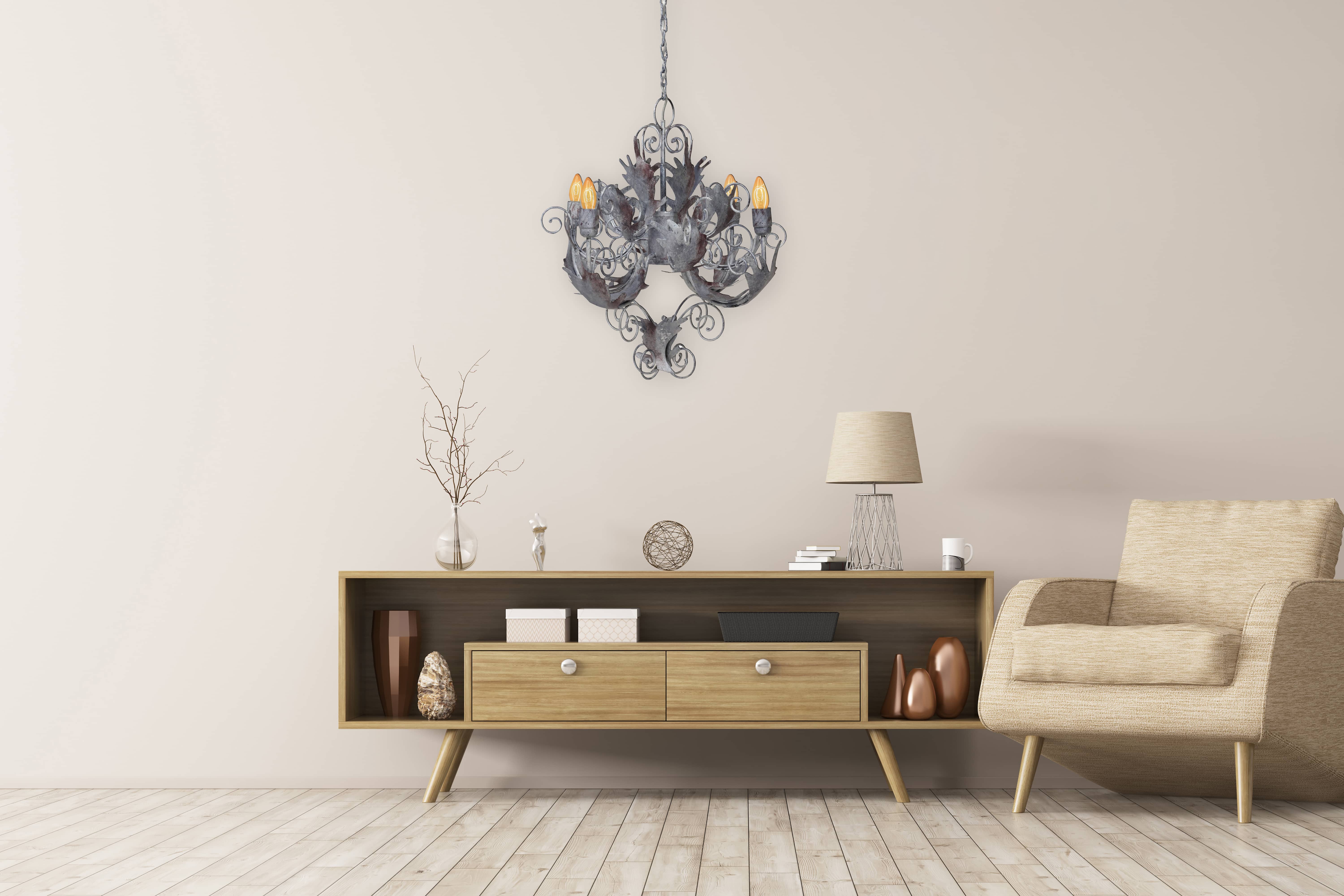 Hängelampe / Kronlamper Fly Through Silber I Hängelampe / Kronlamper Fly Through Silber I