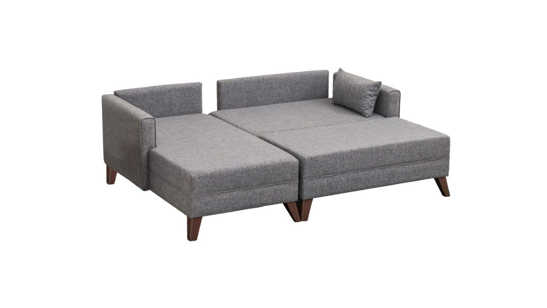 Kleines Bella Ecksofa mit Hocker – Die perfekte Lösung für kleine Räume Kleines Bella Ecksofa mit Hocker – Die perfekte Lösung für kleine Räume