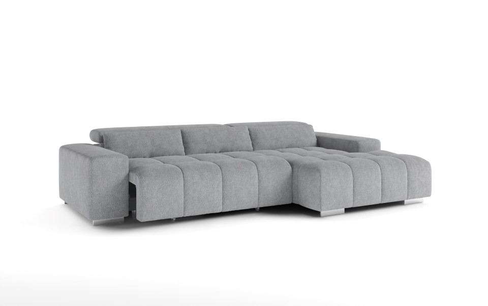 Sofa Orion von Cotta mit elektronischem Sitzvorschub | Material New York Chenille Mikrofaser Sofa Orion von Cotta mit elektronischem Sitzvorschub | Material New York Chenille Mikrofaser