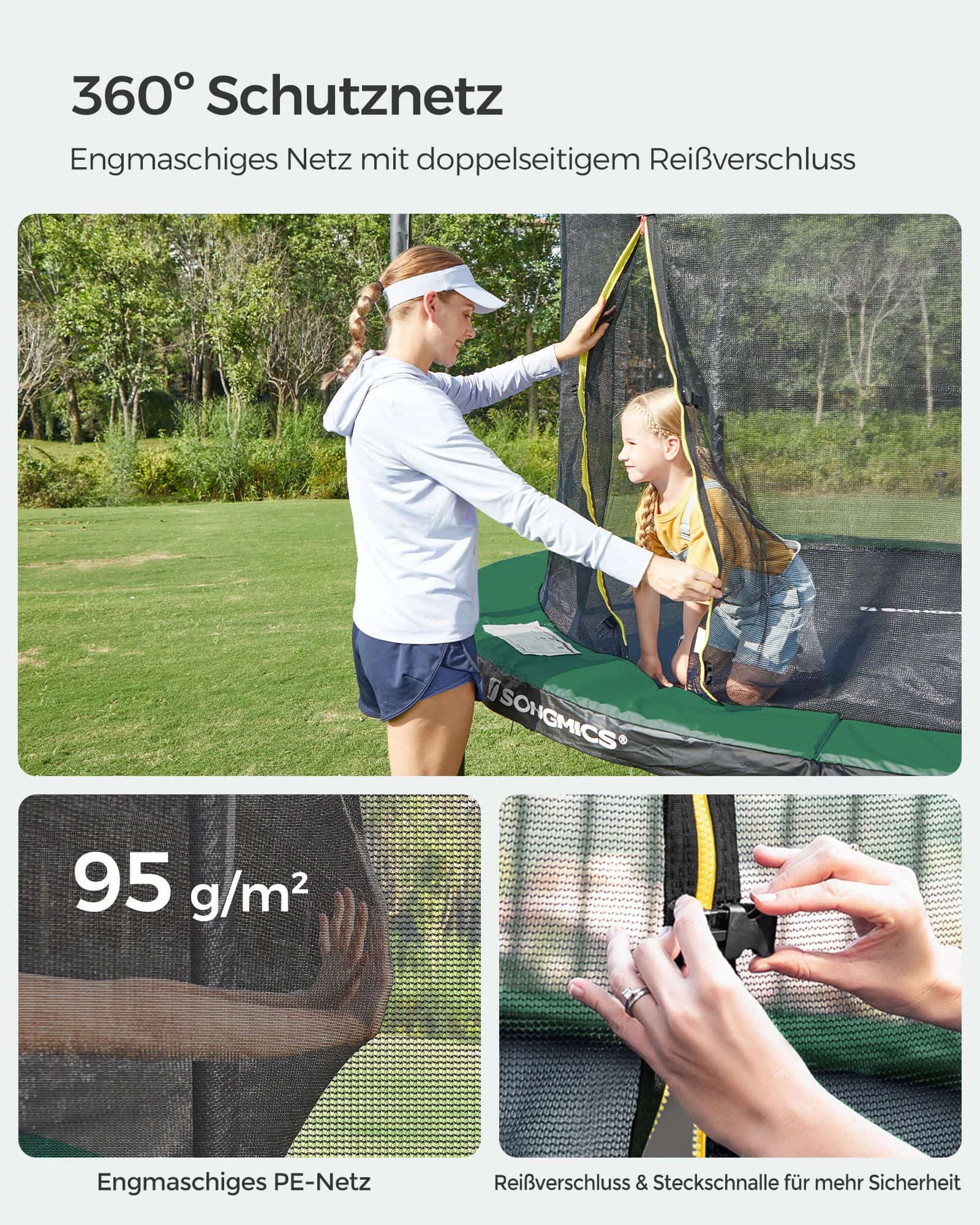 Trampolin 305 cm schwarz-dunkelgrün-B34STR103C01 Trampolin 305 cm schwarz-dunkelgrün-B34STR103C01