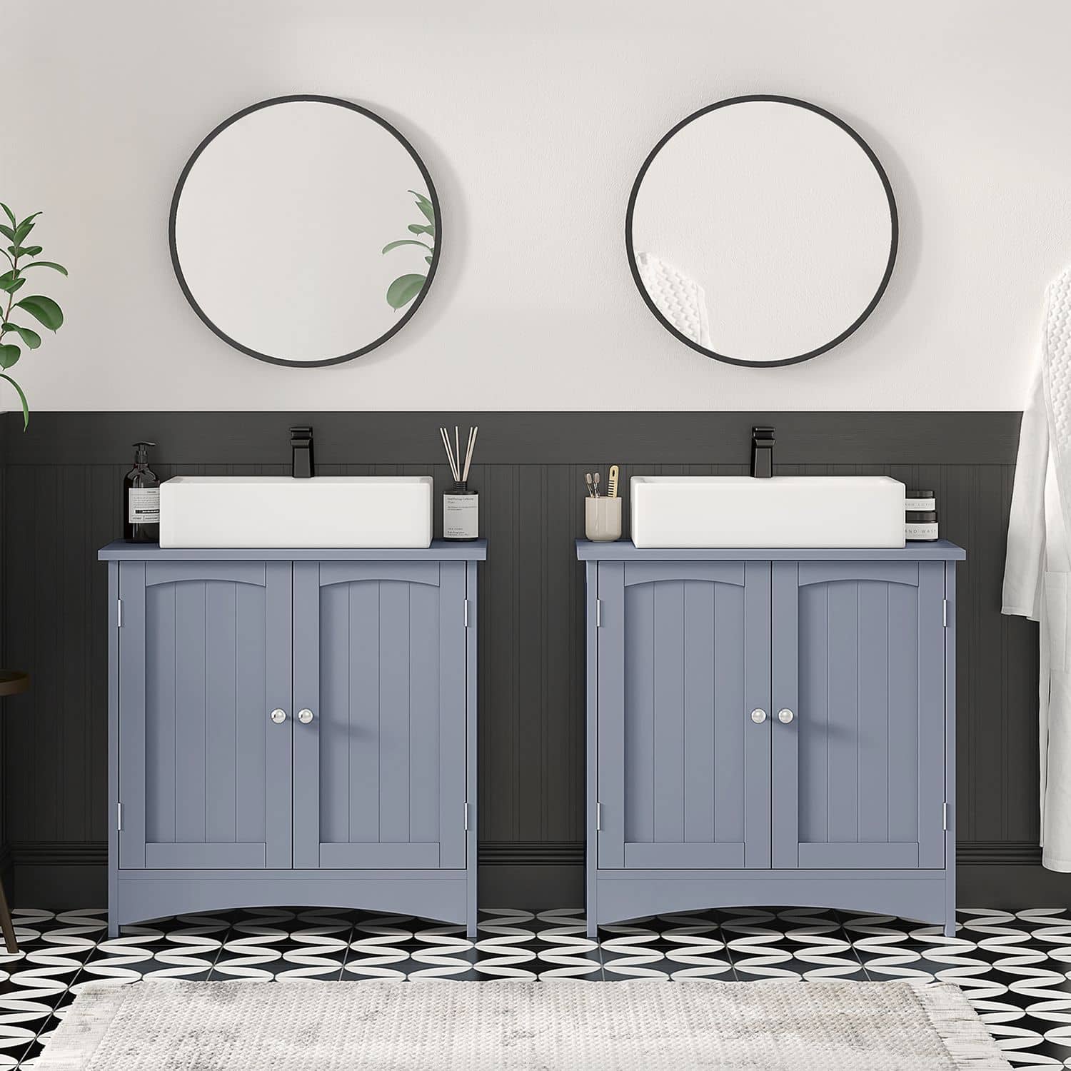 Waschbeckenunterschrank mit 2 Türen Waschbeckenunterschrank mit 2 Türen