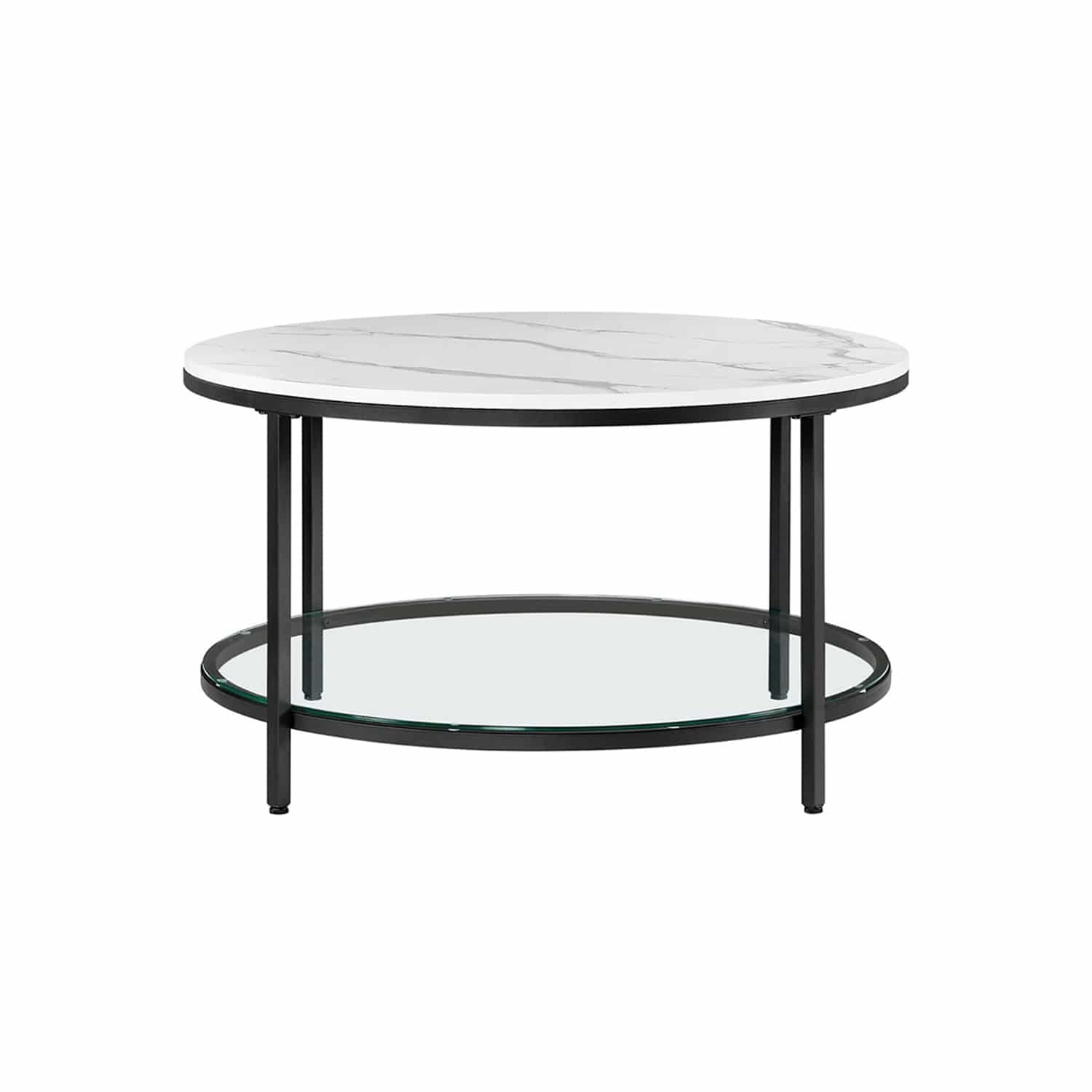 Couchtisch mit 2 Ablagen für Wohnzimmer Couchtisch mit 2 Ablagen für Wohnzimmer