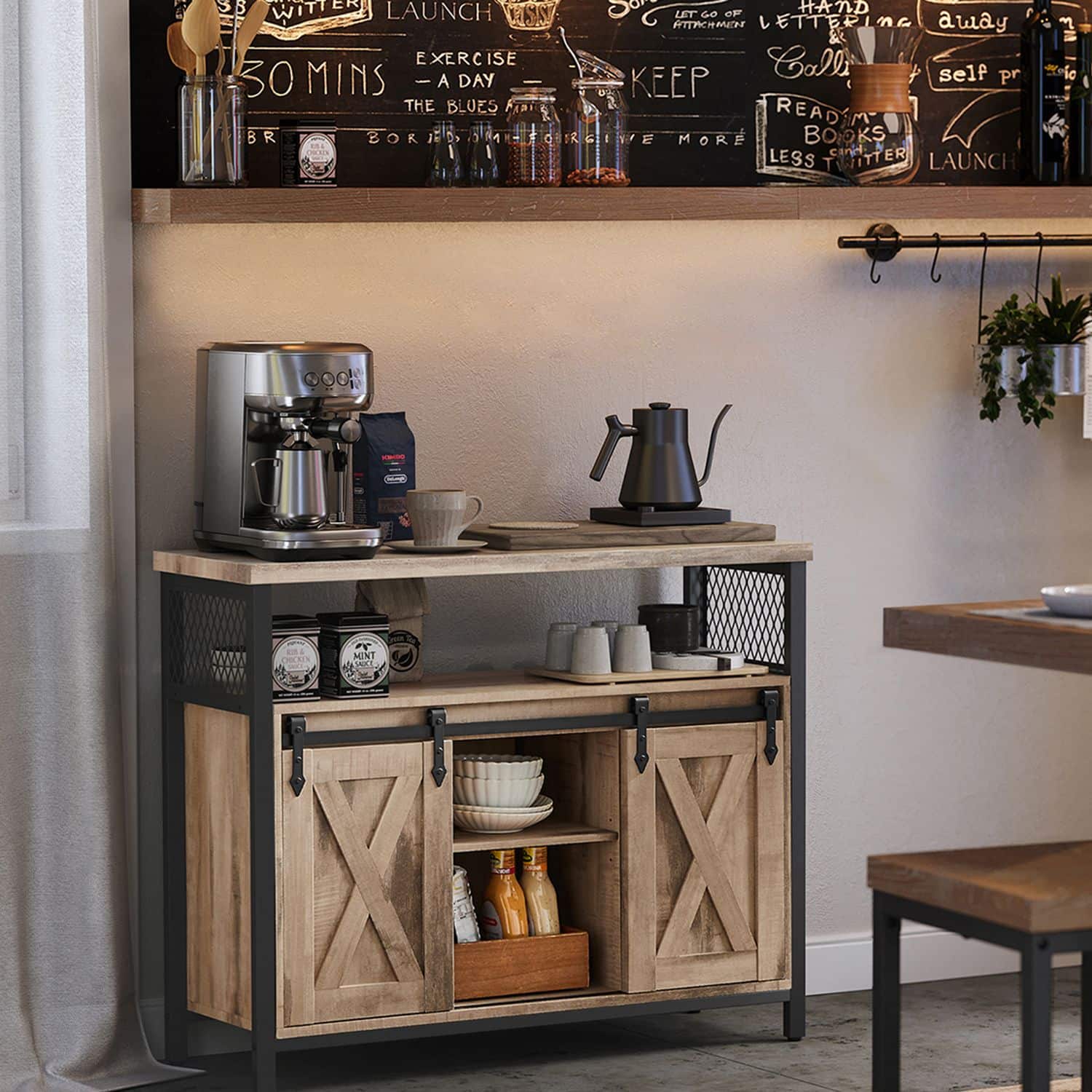 Sideboard mit Schiebetüren-B34LSC092B50 Sideboard mit Schiebetüren-B34LSC092B50