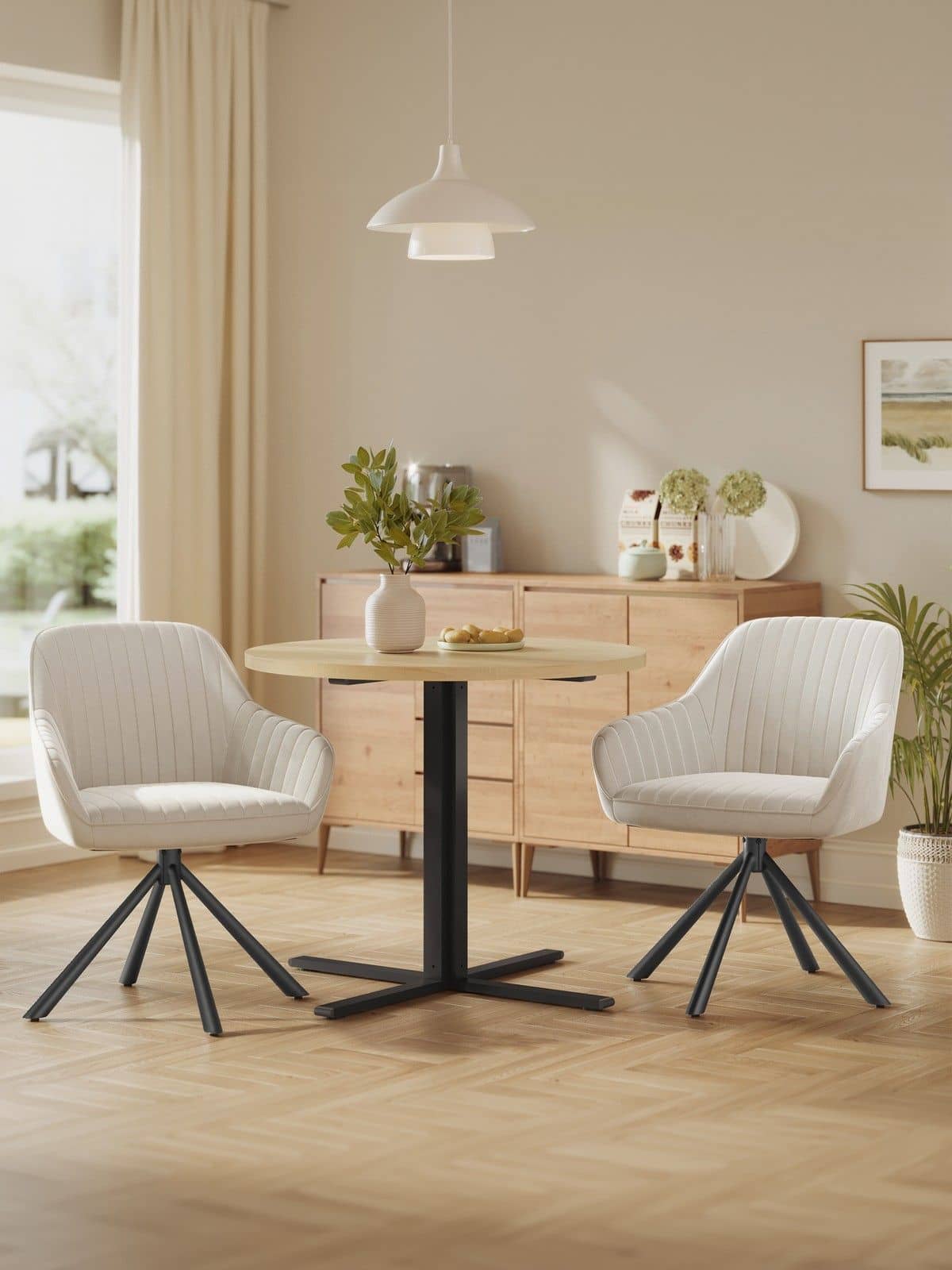 Esszimmerstuhl, drehbar, Samt Esszimmerstuhl, drehbar, Samt