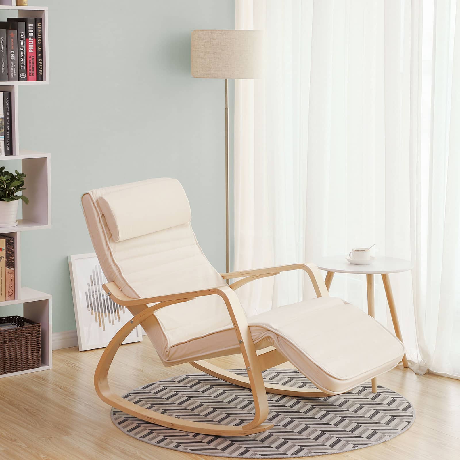 Schaukelstuhl Birkenholz Beige-B34LYY10M Schaukelstuhl Birkenholz Beige-B34LYY10M