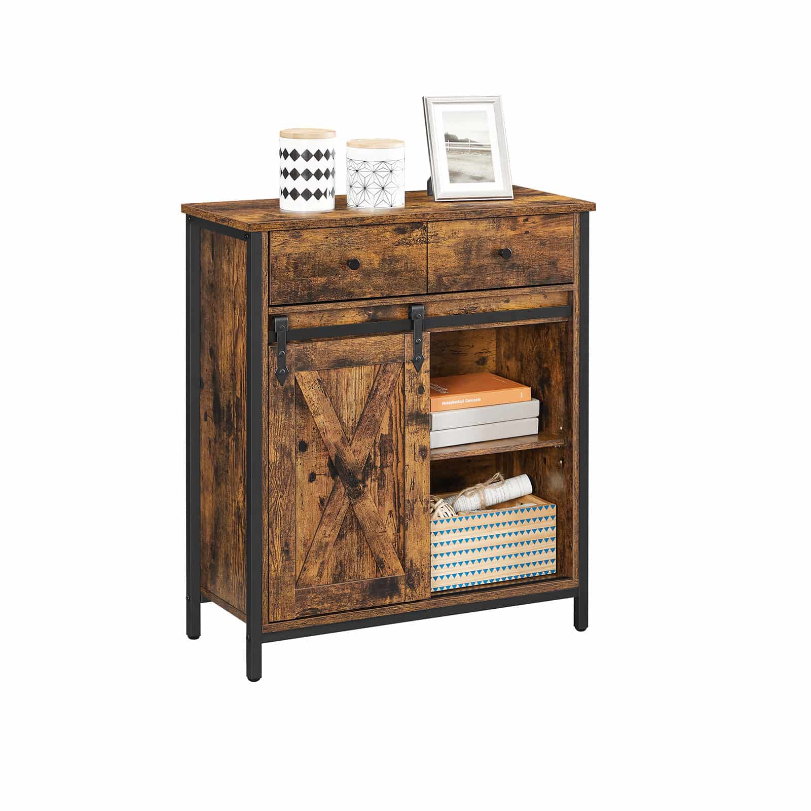 Beistellschrank mit Schublade Industriestil-B34LSC100B01 Beistellschrank mit Schublade Industriestil-B34LSC100B01