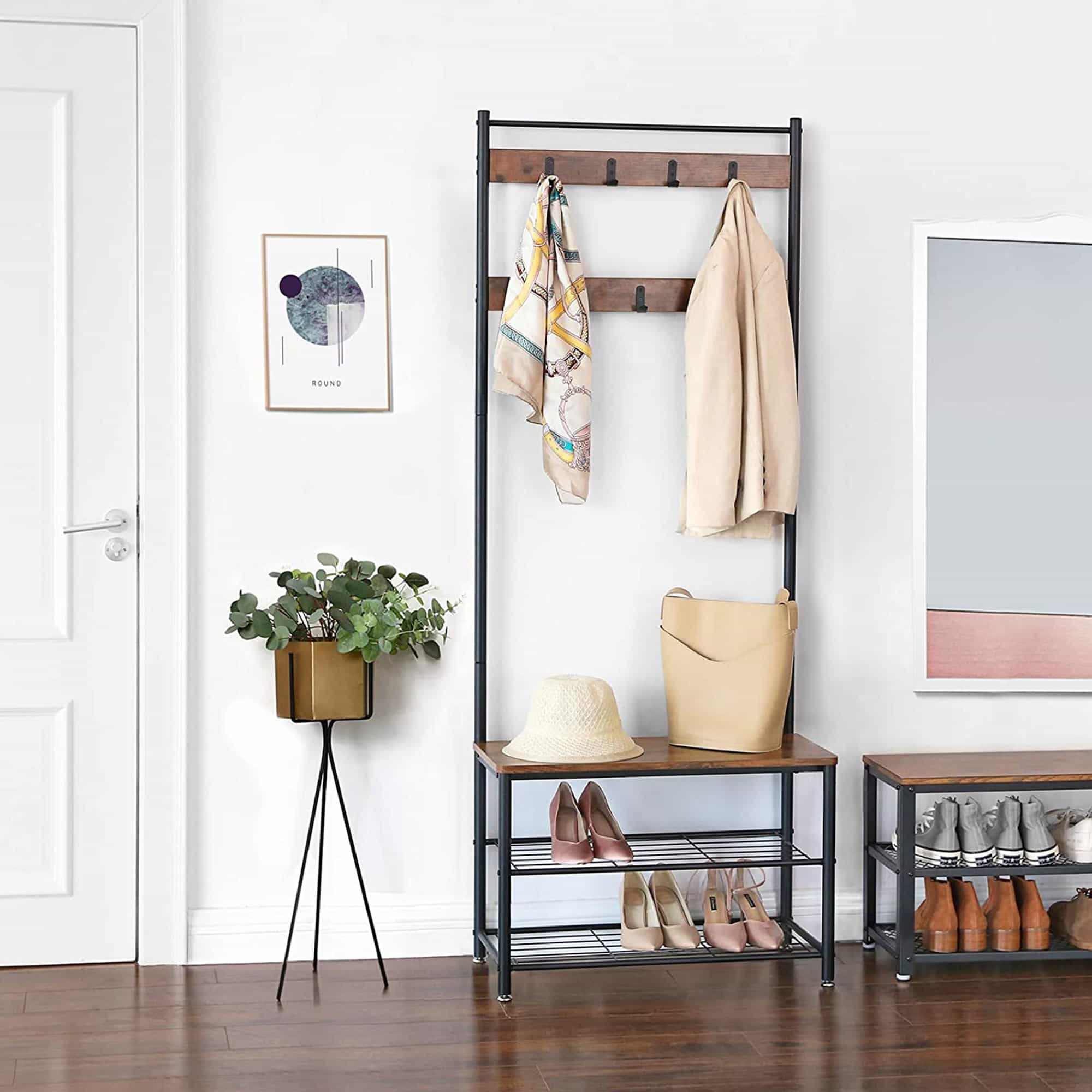 Industriestil Garderobe & Schuhablage-B34HSR41BX Industriestil Garderobe & Schuhablage-B34HSR41BX