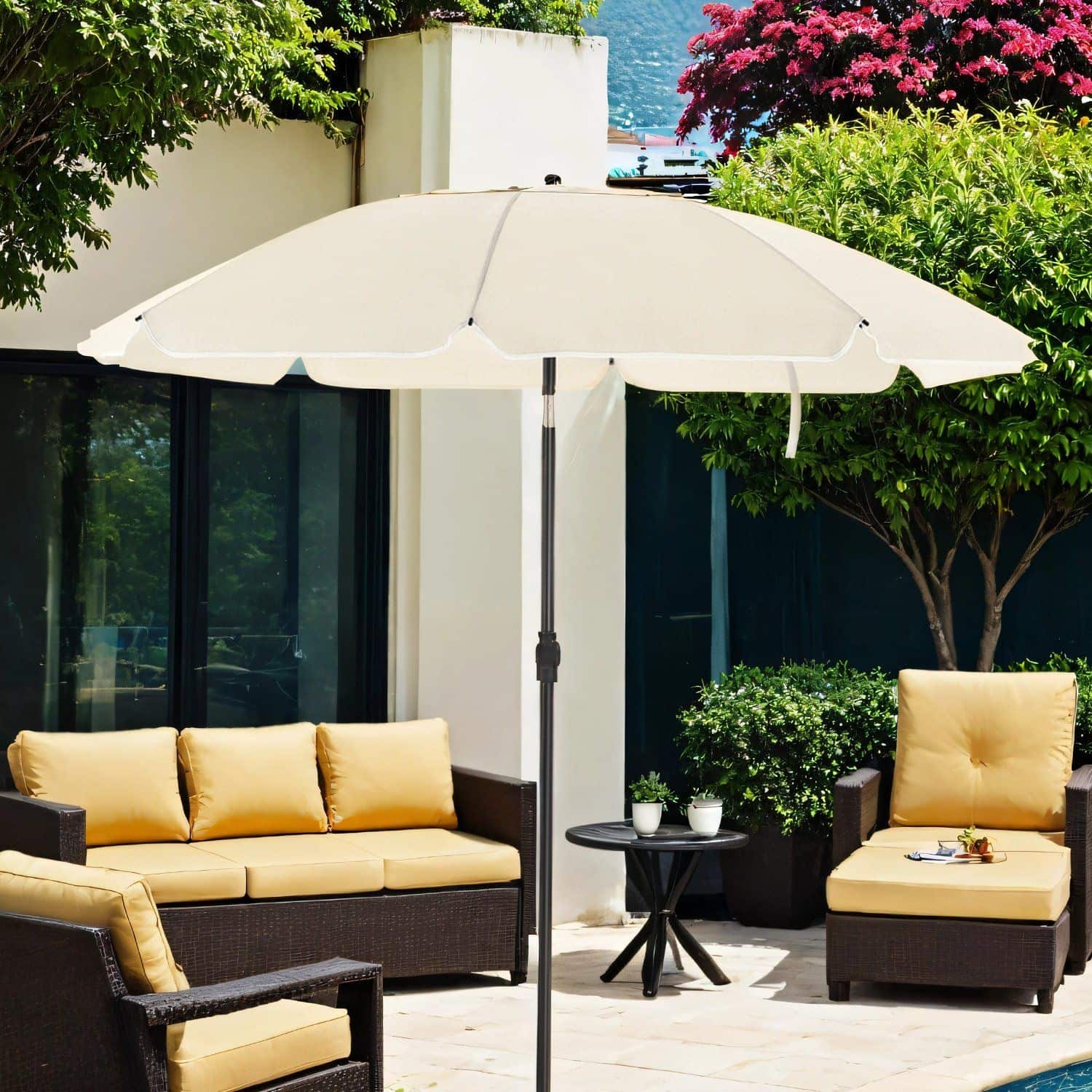 Sonnenschirm, 200 cm, Sonnenschutz Sonnenschirm, 200 cm, Sonnenschutz