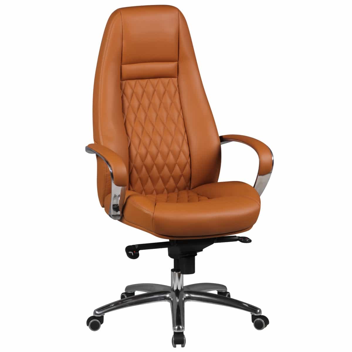 40239-AMSTYLE-Chefsessel-Austin-Echtleder-caramel-Dc20jRBL7HEbZ1 Bürostuhl AUSTIN Echt-Leder Caramel Schreibtischstuhl 120KG Chefsessel hohe Rückenlehne mit Kopfstütze X-XL