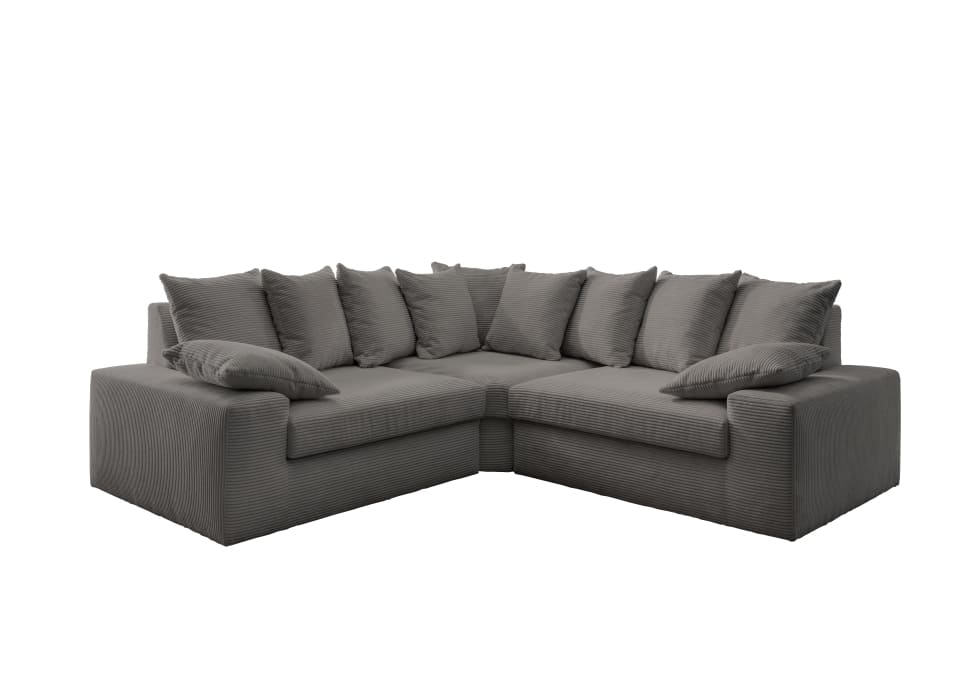 Benformato_Sassari_2-TRE-2_4801-2 Graue Entspannung: Ecksofa Sassari für eine gemütliche Kuschelecke