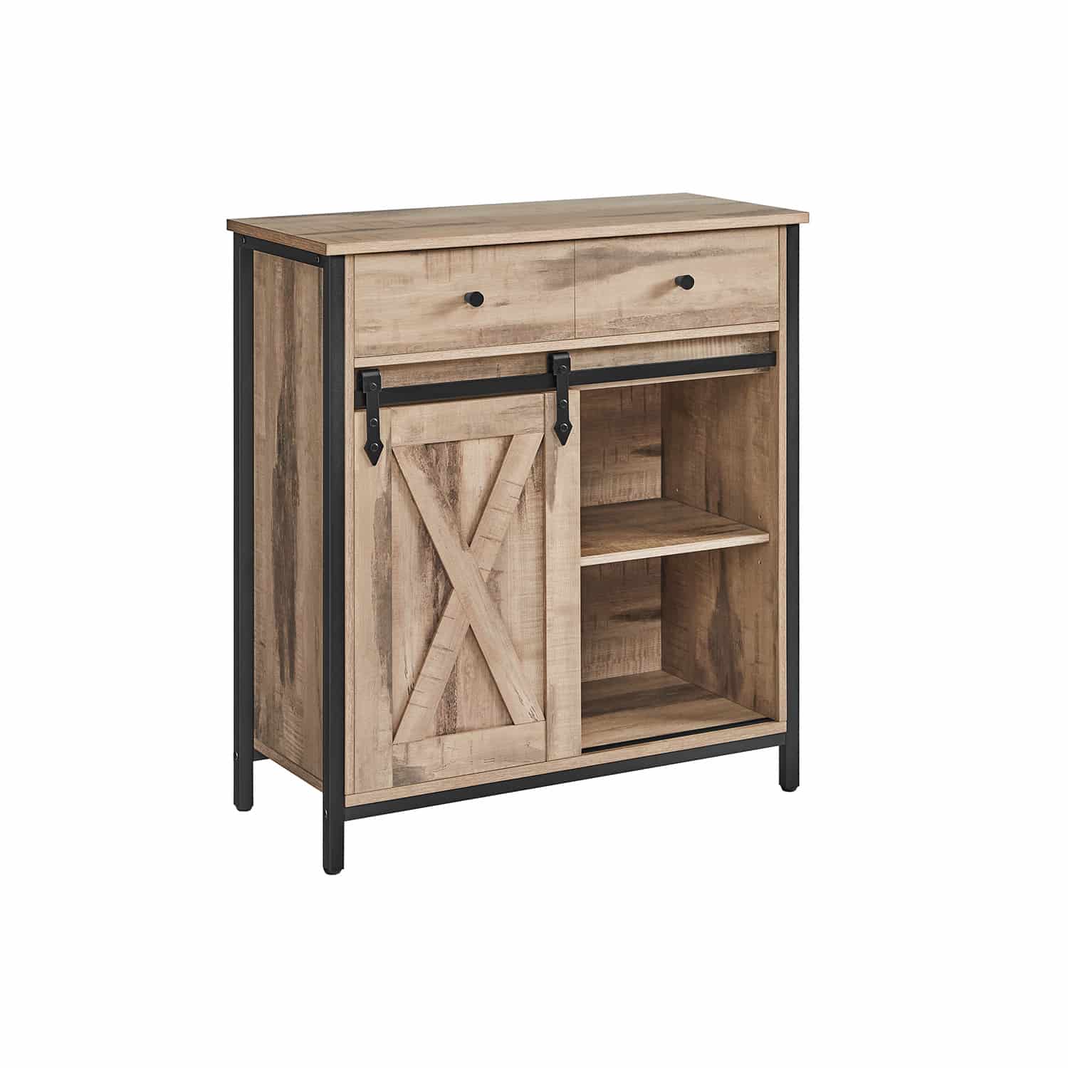 Küchenschrank mit Schiebetür 30 x 70 x 80 cm Landhausstil