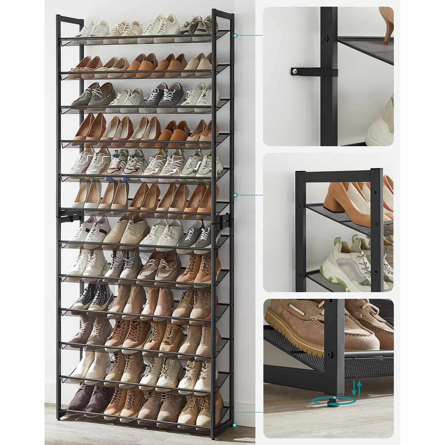 Schuhregal mit 12 Ablagen-LMR12B Schuhregal mit 12 Ablagen-LMR12B