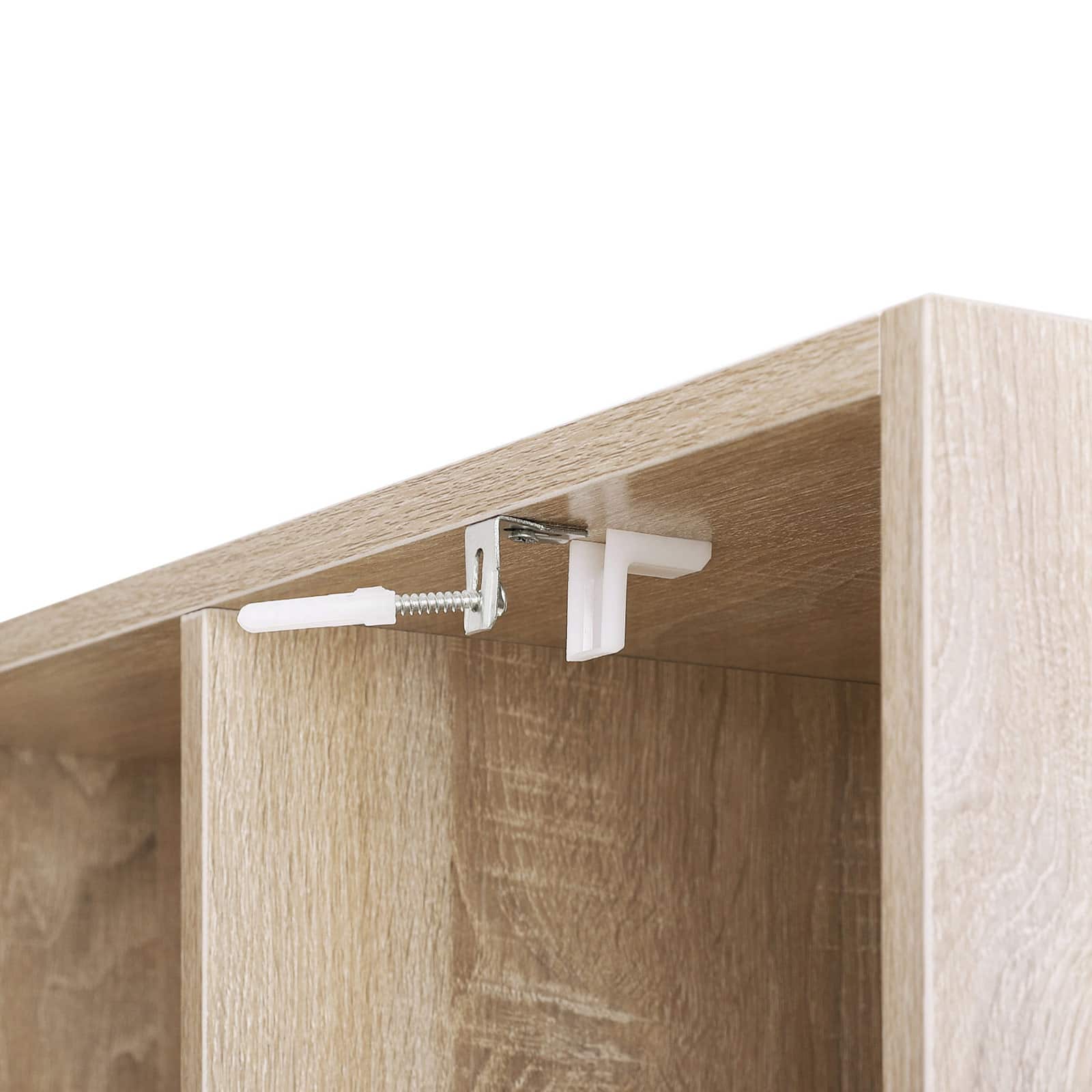 VASAGLE Eiche Bücherregal: Stilvolles Raumteiler Regal für Wohnzimmer, Schlafzimmer und Kinderzimmer - Modernes Standregal aus Holz mit hoher Belastbarkeit-LBC52NL VASAGLE Eiche Bücherregal: Stilvolles Raumteiler Regal für Wohnzimmer, Schlafzimmer und Kinderzimmer - Modernes Standregal aus Holz mit hoher Belastbarkeit-LBC52NL