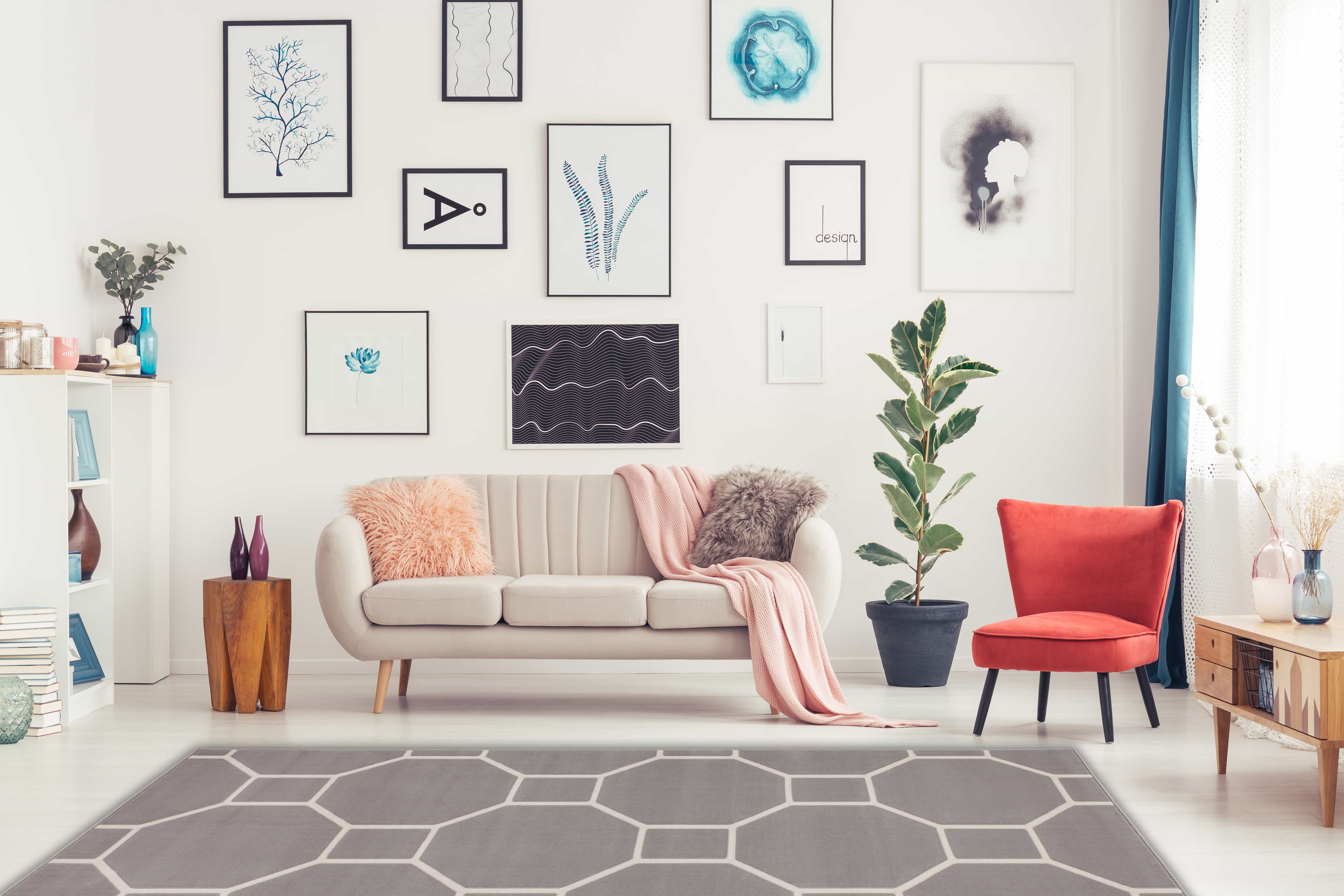 Lina 125 Taupe / Elfenbein 80cm x 150cm Lina 125 Taupe / Elfenbein 80cm x 150cm