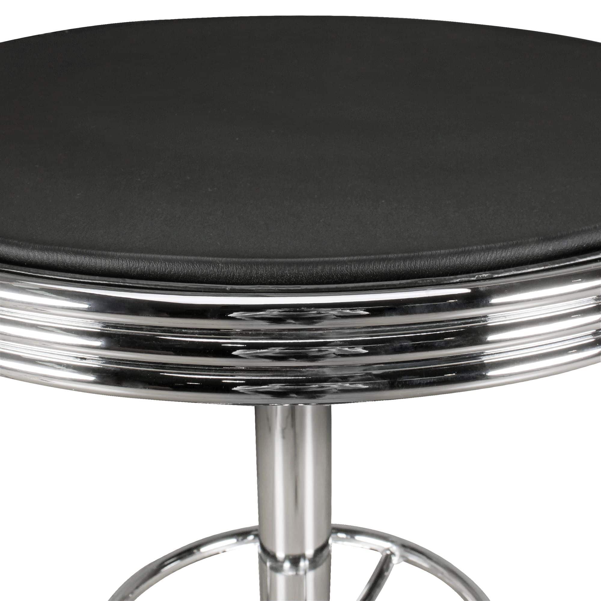 41622-WOHNLING-American-Diner-Bartisch-ELVIS-rund_3e7YS0lRHioB7s American Diner Bartisch rund Ø 60 cm Aluminium Kunstlederbezug