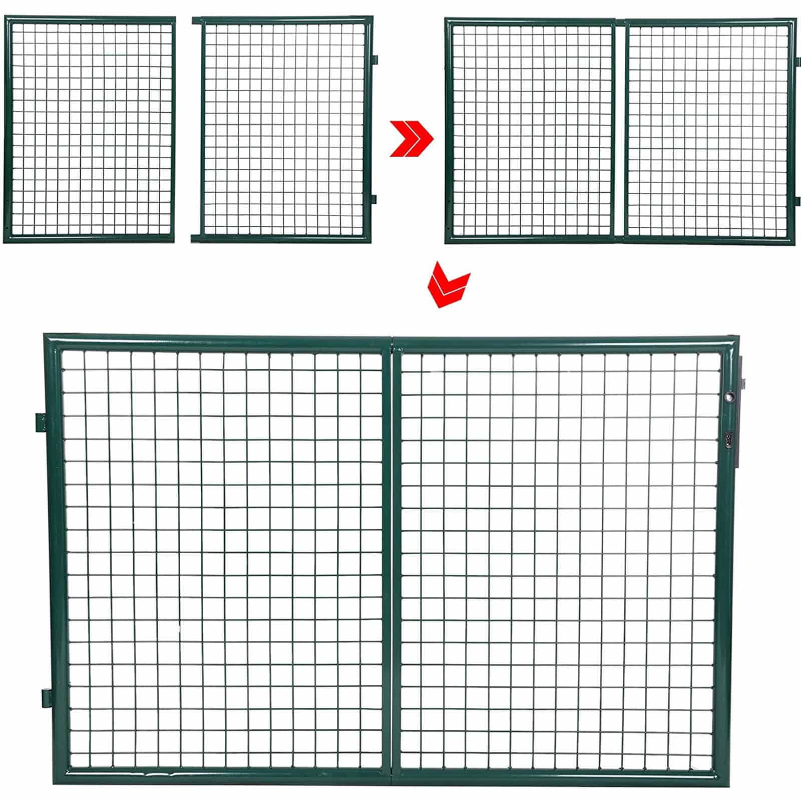 Doppeltor Gartentür Gartentor Inkl-GGD300G