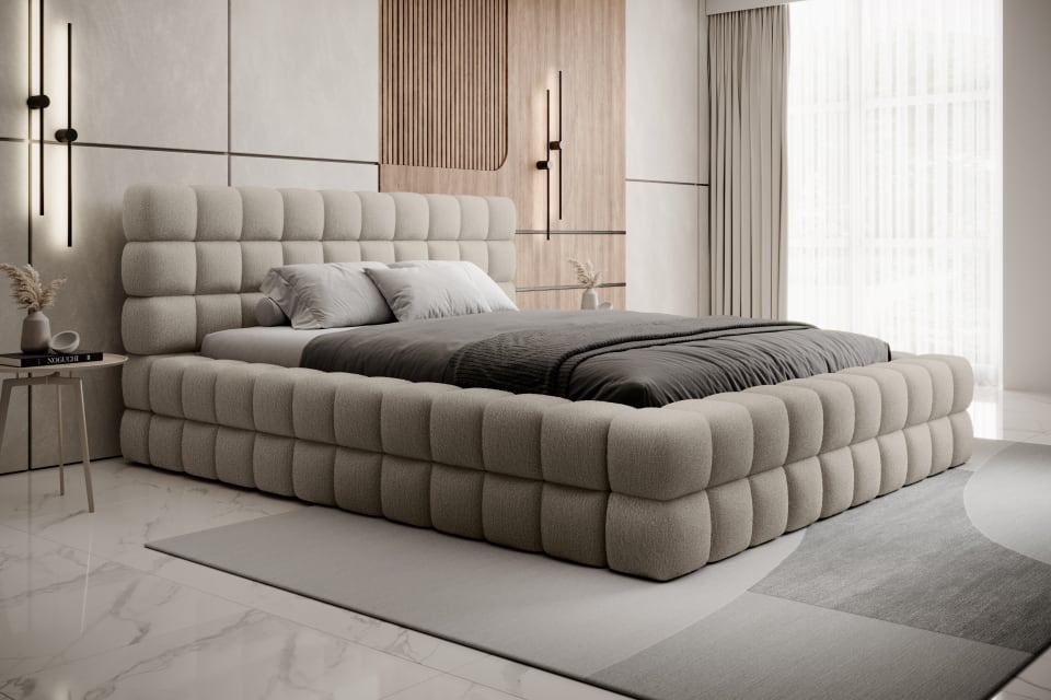 Detroit Polsterbett 140/160/180 x200 cm mit Stauraum und Metallrahmen Detroit Polsterbett 140/160/180 x200 cm mit Stauraum und Metallrahmen