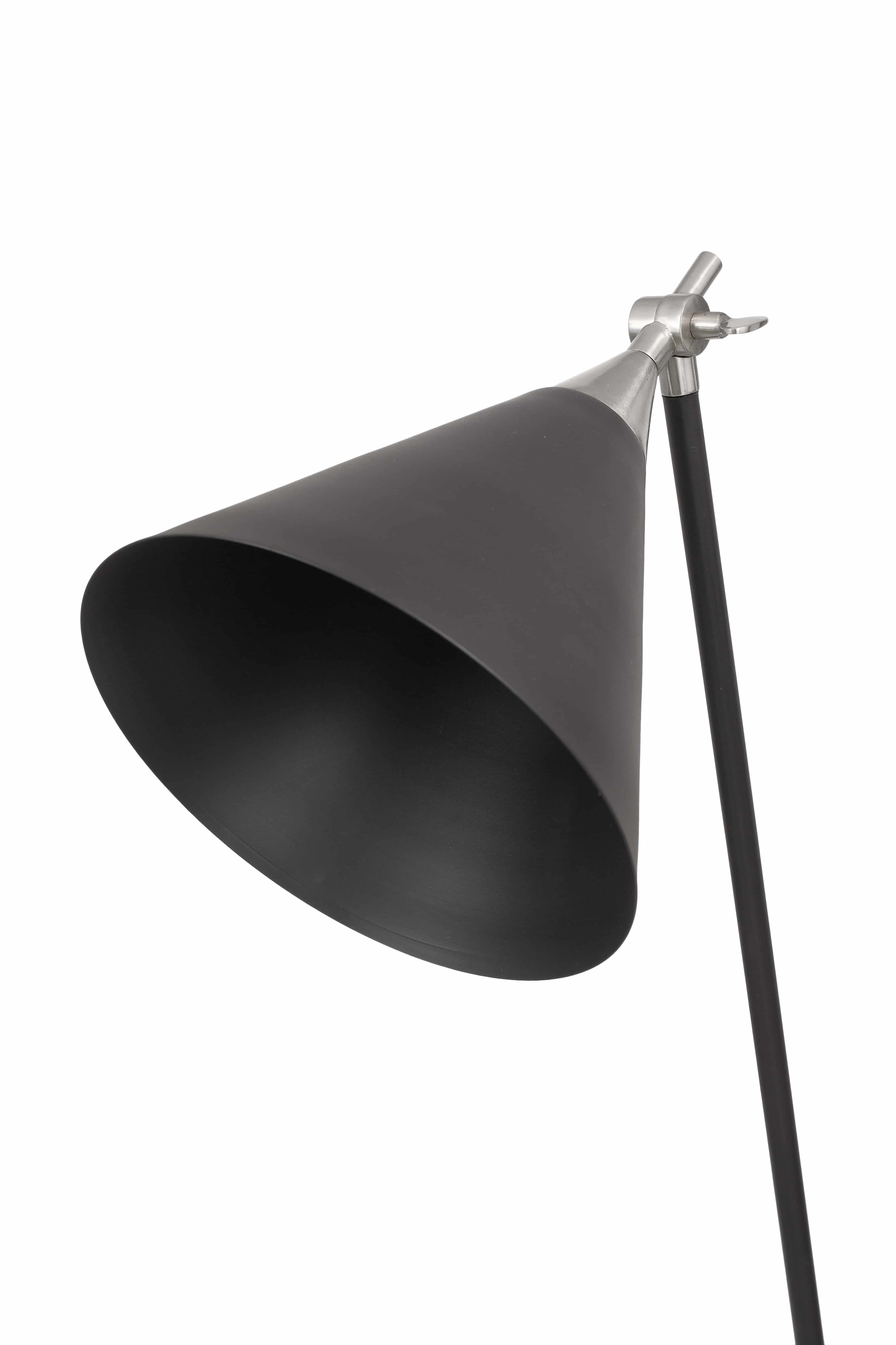 Stehlampe Celeste 225 Schwarz / Silber