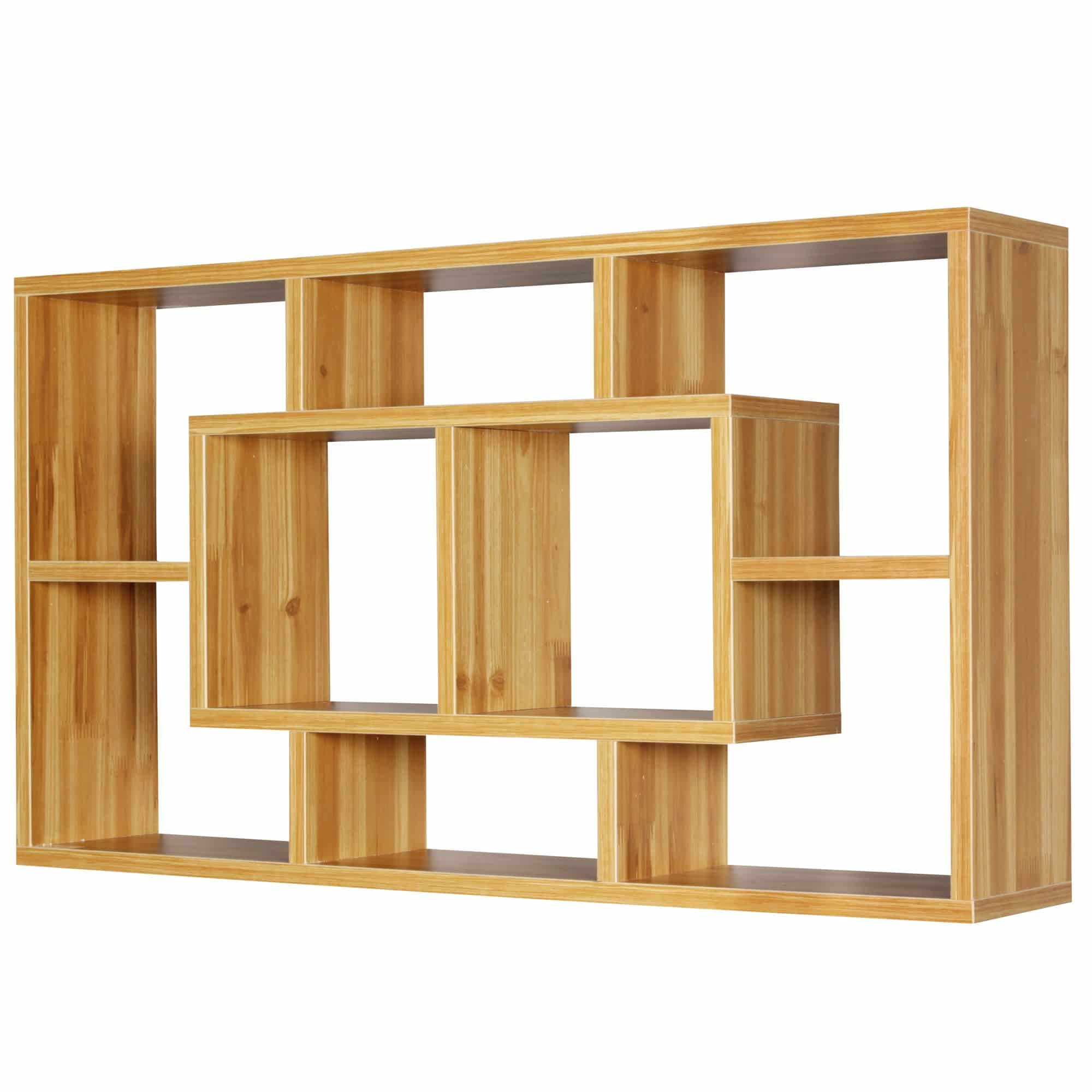 44699-WOHNLING-Wandregal-buche-WL5-169-WL5-169_3 Wandregal PAOLA buche 85 x 47,5 x 16 cm MDF-Holz Hängeregal modern