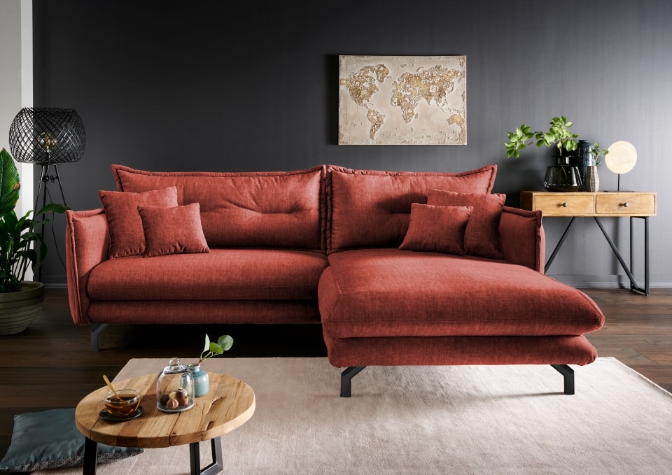 Vintage Designer Ecksofa Lava von Benformato - in Mikrofaser oder exklusivem Cord-Stoff Vintage Designer Ecksofa Lava von Benformato - in Mikrofaser oder exklusivem Cord-Stoff