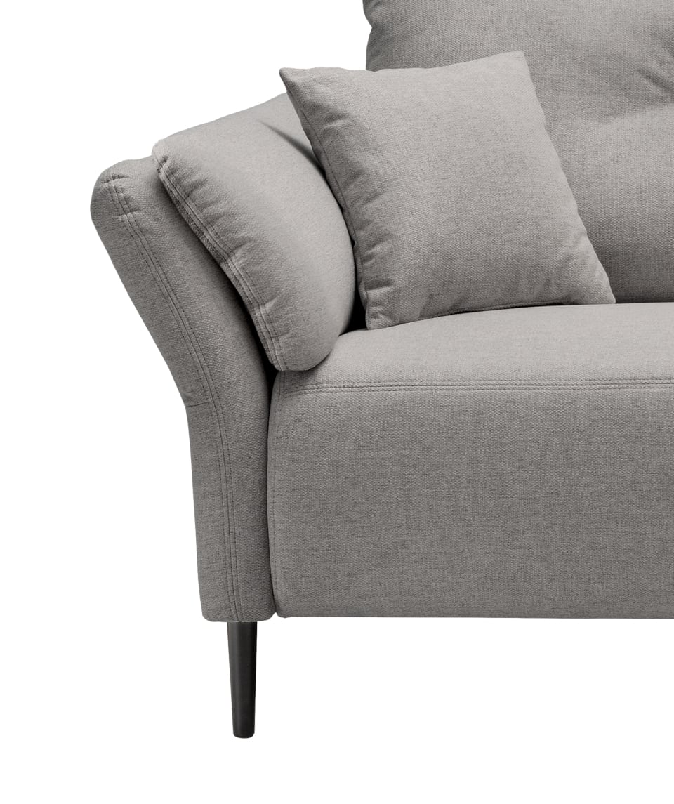 Benformato_Piatelli_2-REC_7154_F08-444 Graues Luxus-Mikrofaser Ecksofa Piatelli: Stil trifft Komfort