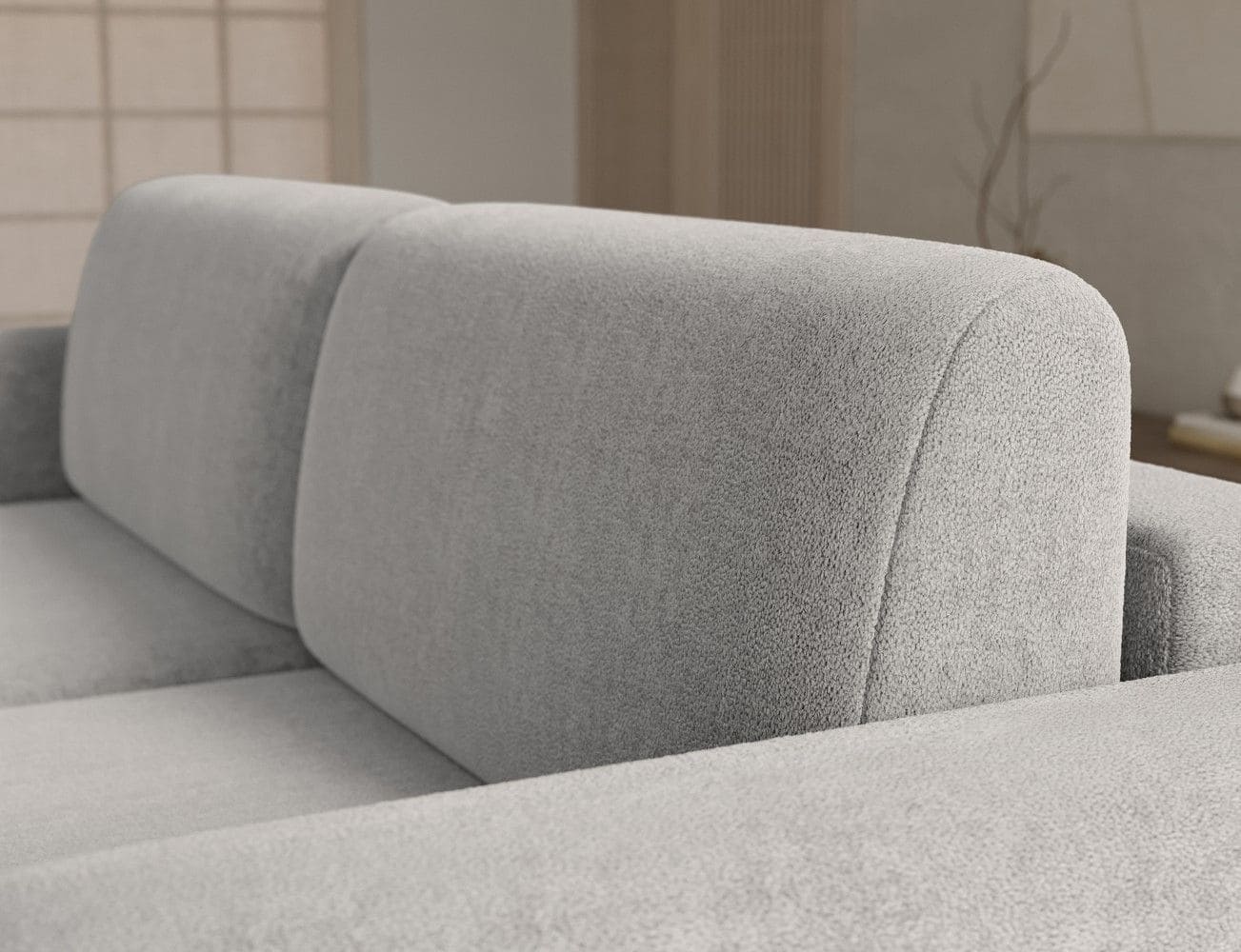 Ecksofa Acossta von Eltap Amore Mikrofaser mit Schlaffunktion Bettkasten Ecksofa Acossta von Eltap Amore Mikrofaser mit Schlaffunktion Bettkasten