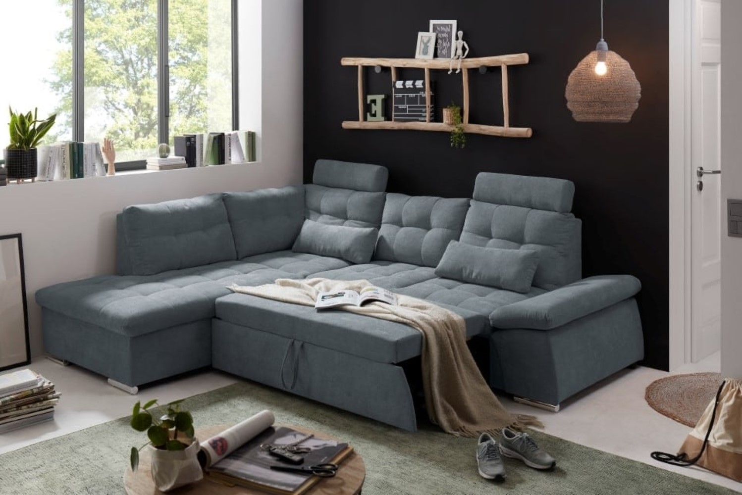 Nalo-2F-Rec_Uran-04-anthrazit_Milieu_Fkt9TFzUqrcG5ljj Elegantes Highlight: Das Nalo Schlafsofa in der zeitlosen Farbe Anthrazit