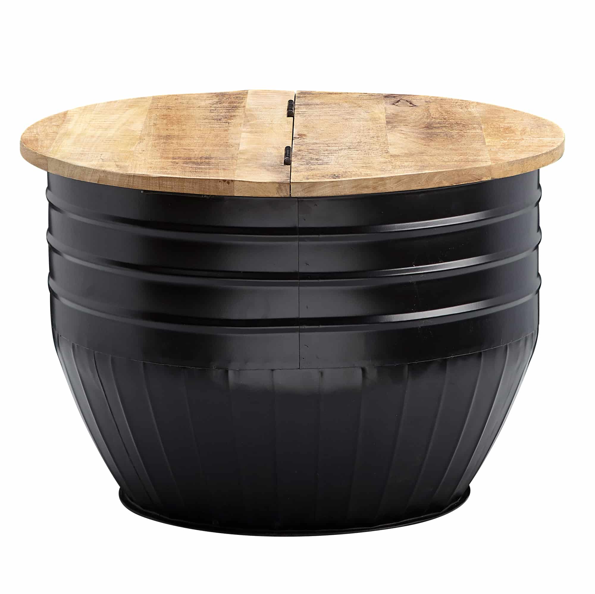 57885-WOHNLING-Couchtisch-60x60x41-cm-Mango-Holz-WL6-324-WL6-324_6 Couchtisch Mango Holz Metall 60x41x60 cm Industrial Style Rund
