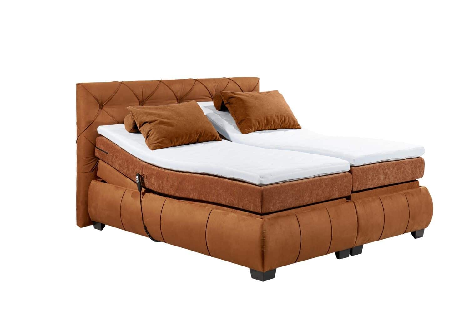 Boxspringbett Mansura 180x200 Motor – Ed Exciting Design | Velourstoff Hogan