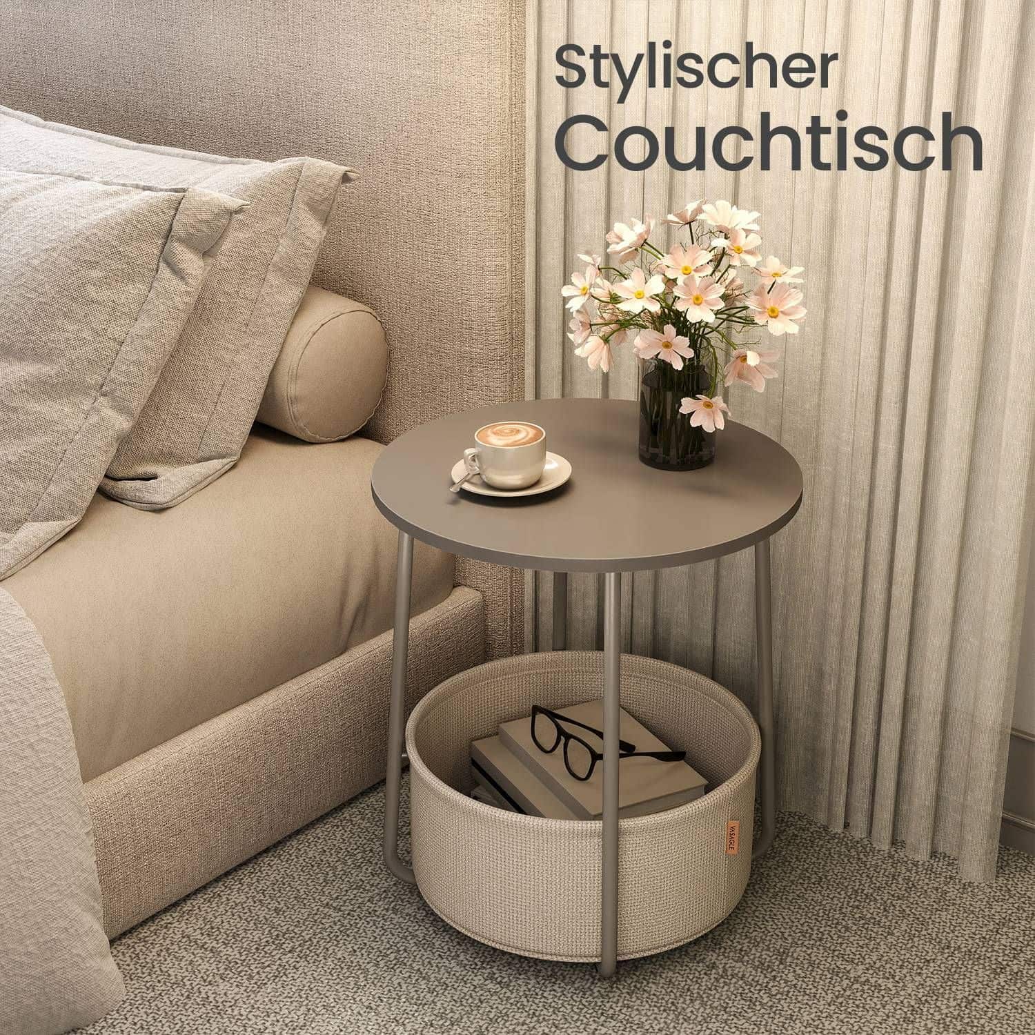 Beistelltisch rund, kleiner Tisch, Couchtisch klein Beistelltisch rund, kleiner Tisch, Couchtisch klein