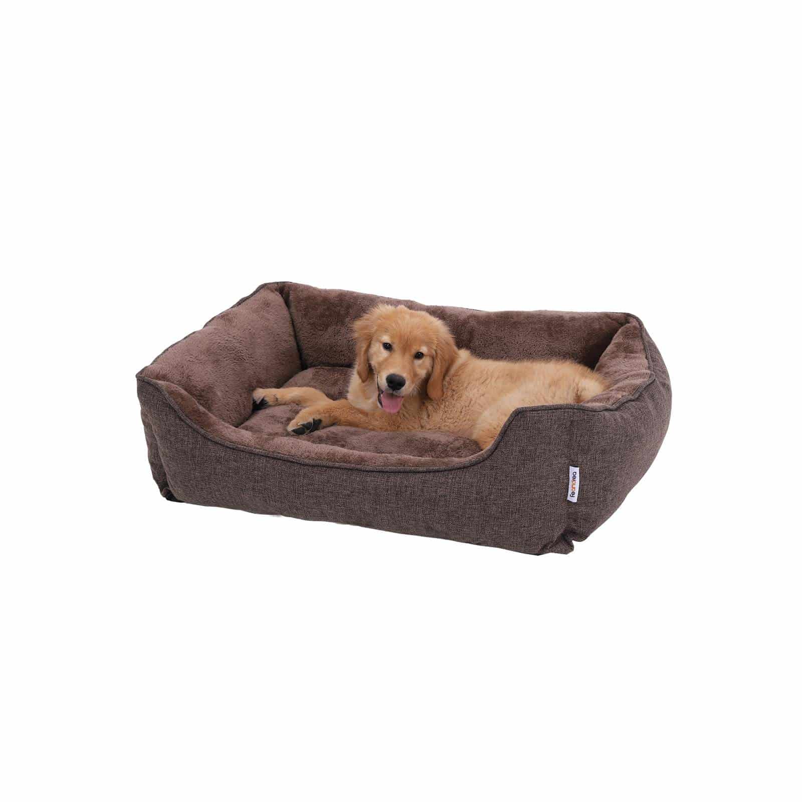 Waschbares Hundebett 90 cm Braun-PGW11CC Waschbares Hundebett 90 cm Braun-PGW11CC