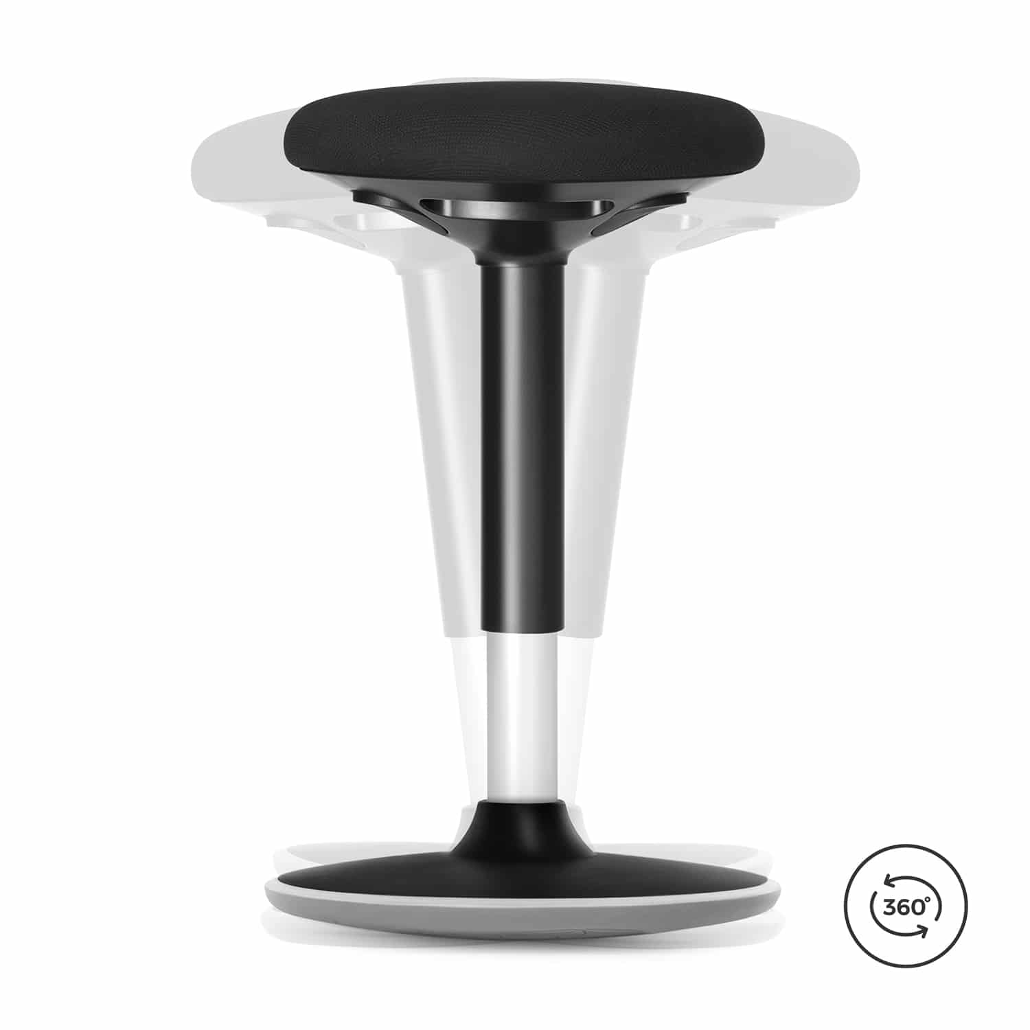 Arbeitshocker 50-65 cm Schwarz-OSC04BK Arbeitshocker 50-65 cm Schwarz-OSC04BK