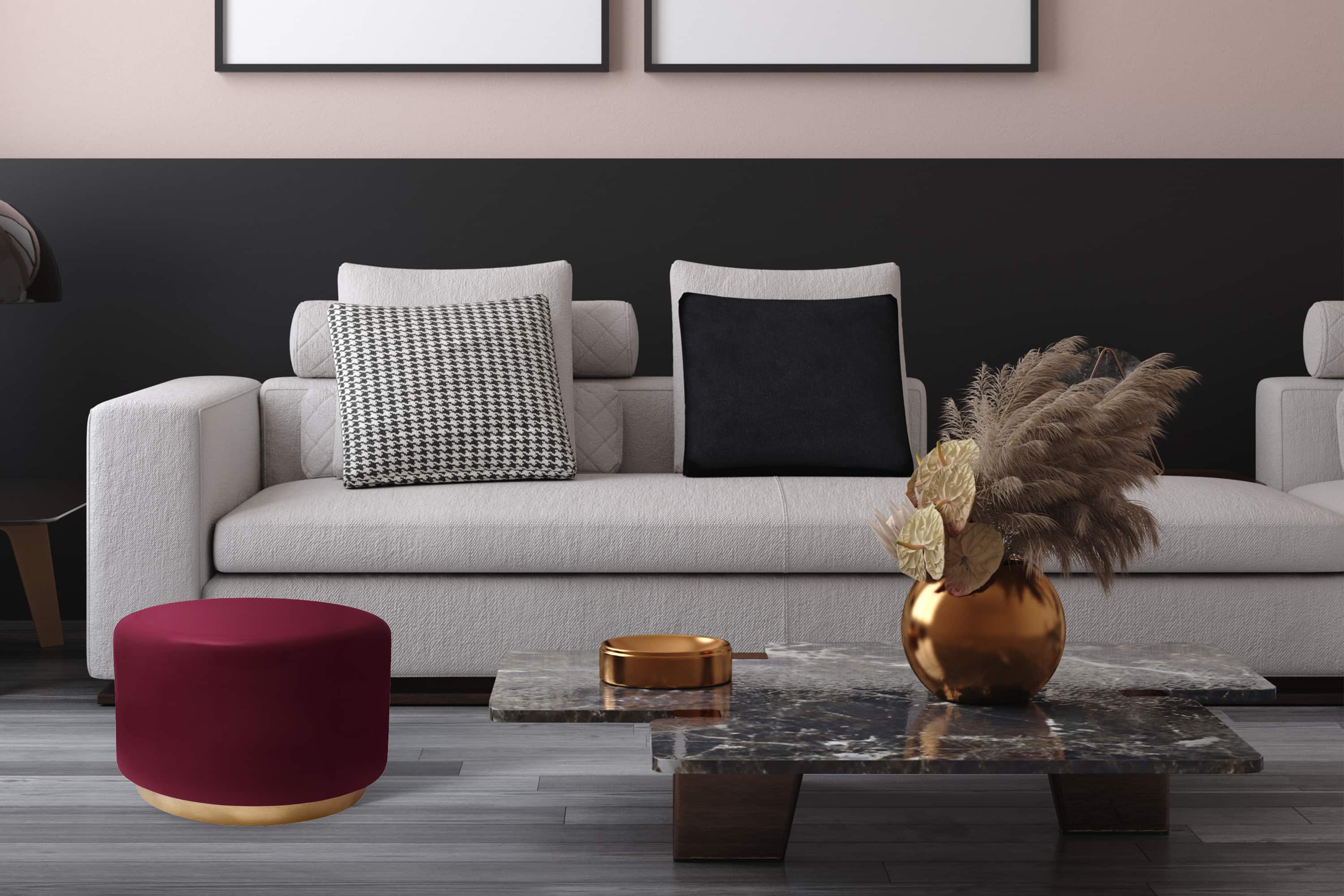 Beistelltisch Art Deco 275 Rosa