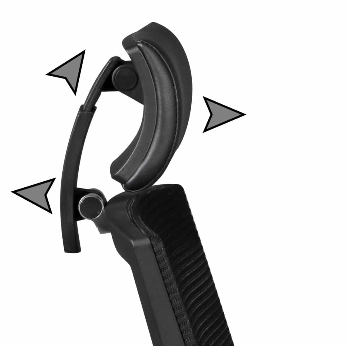 40461-AMSTYLE-Chefsessel-Apollo-A1-SPM1-318-SPM1-_6 Bürostuhl AREZZO A1 Stoffbezug Schreibtischstuhl Armlehne schwarz Chefsessel 120 kg Drehstuhl Kopfstütze X-XL