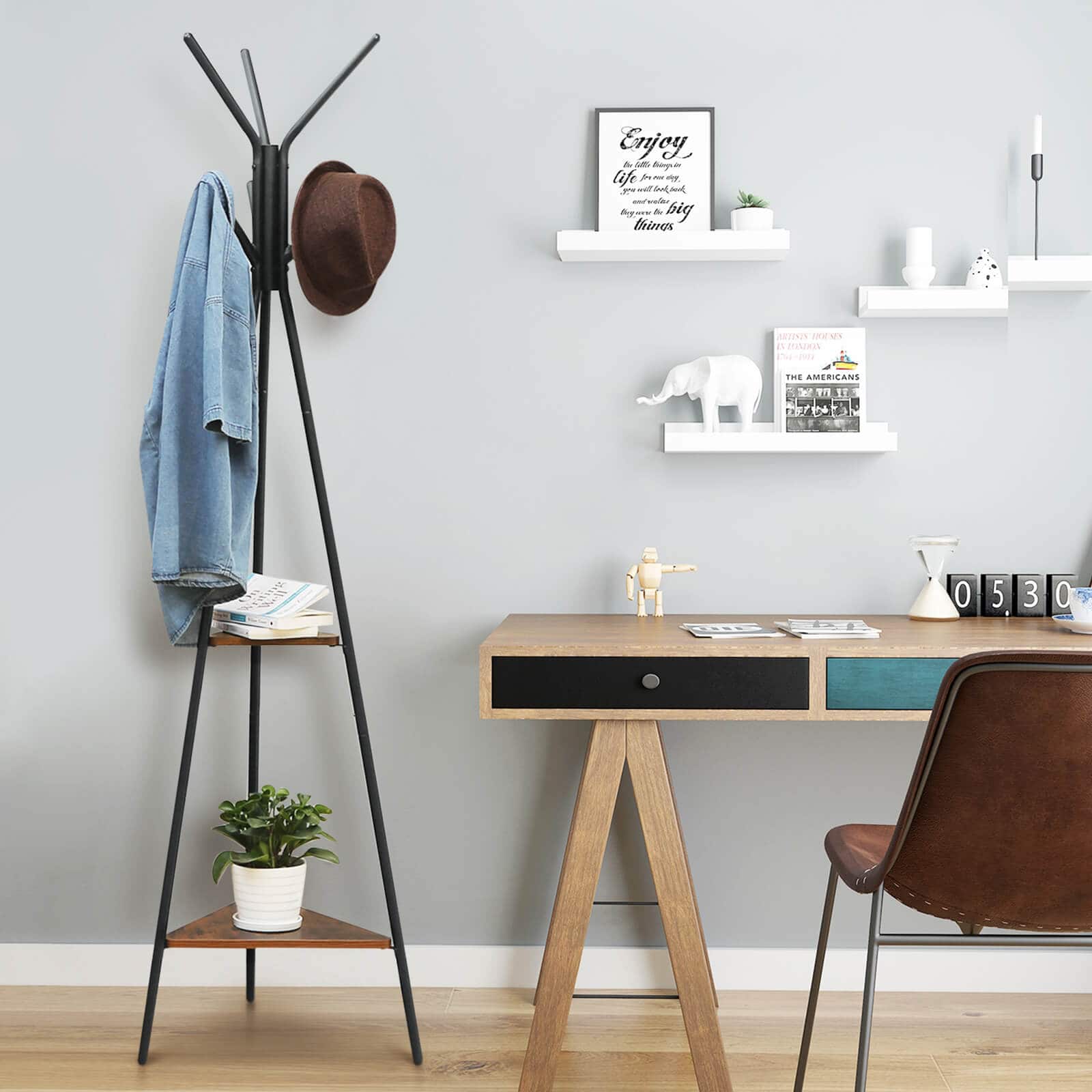 Industrie-Design Garderobenständer-B34RCR16BXV1 Industrie-Design Garderobenständer-B34RCR16BXV1