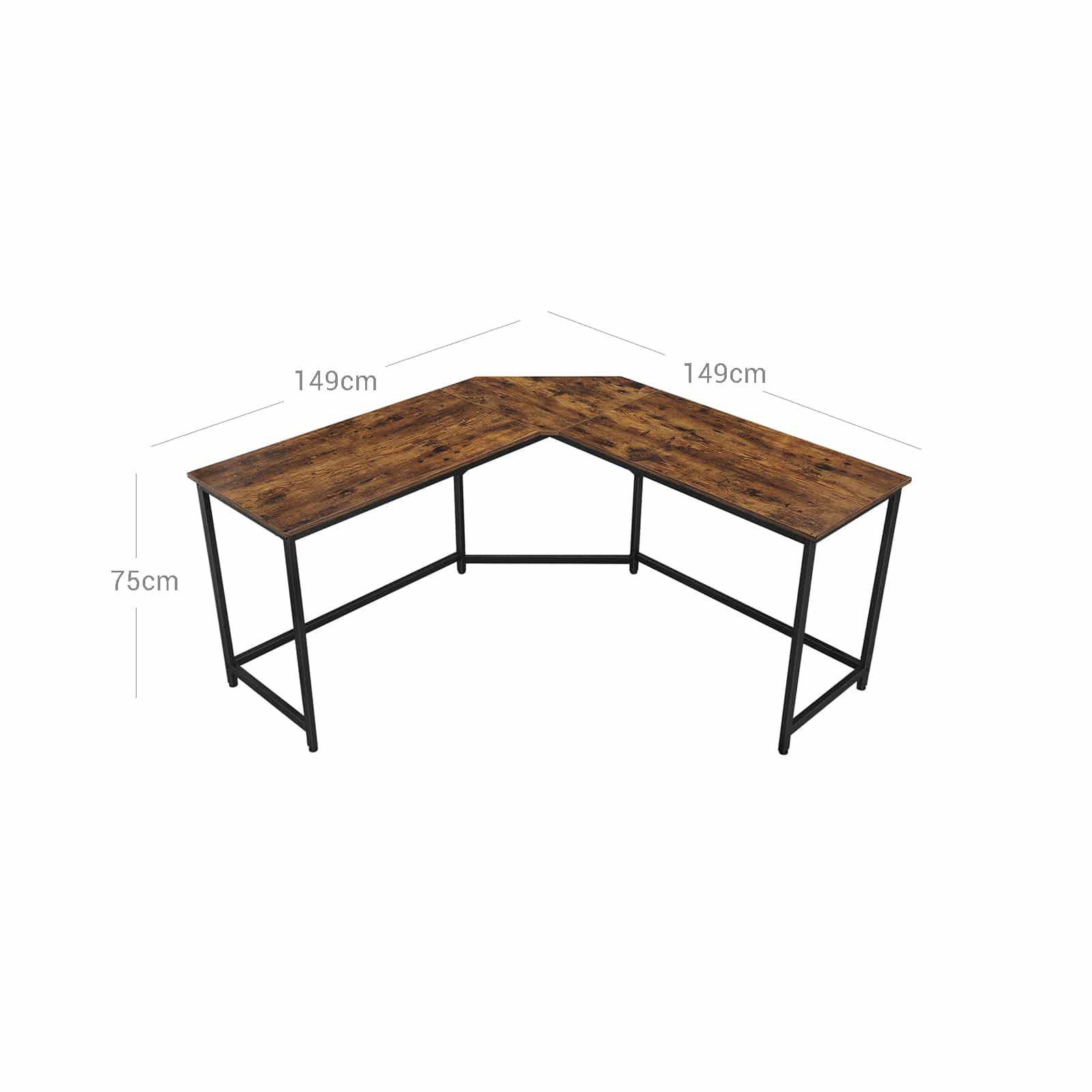 L-förmiger Computertisch-B34LWD73X L-förmiger Computertisch-B34LWD73X