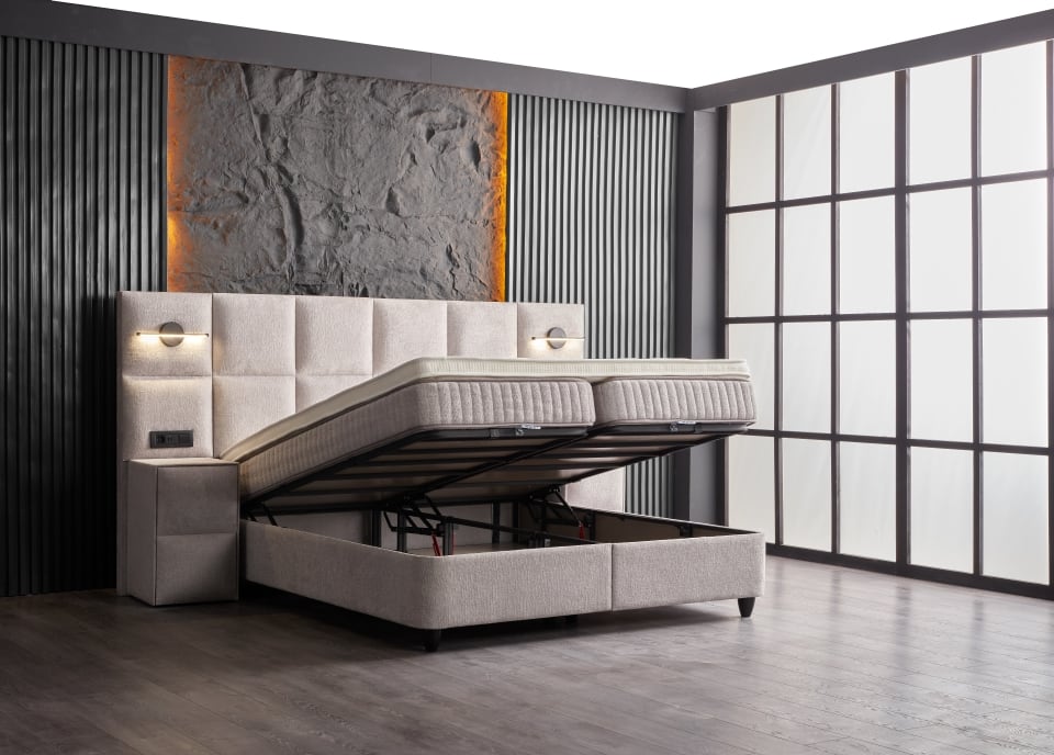 LIBERTA_24814-kopya Boxspringbett Liberta: Perfekte Erholung in Creme