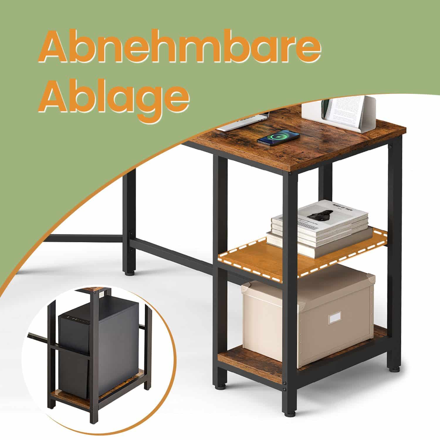 Industrie Look Eckschreibtisch Industrie Look Eckschreibtisch