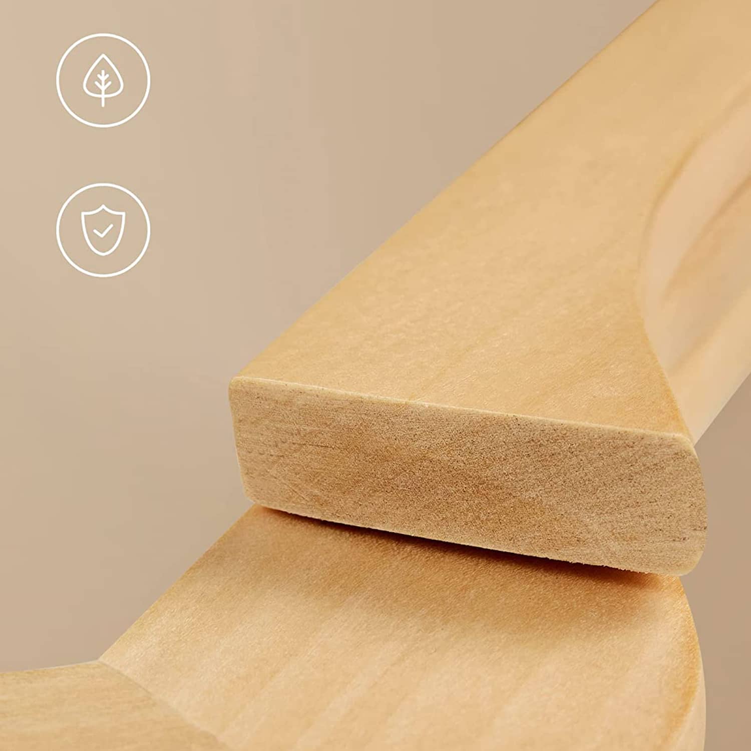 Kleiderbügel Ahornholz 10 Stück-B34CRW001-10 Kleiderbügel Ahornholz 10 Stück-B34CRW001-10