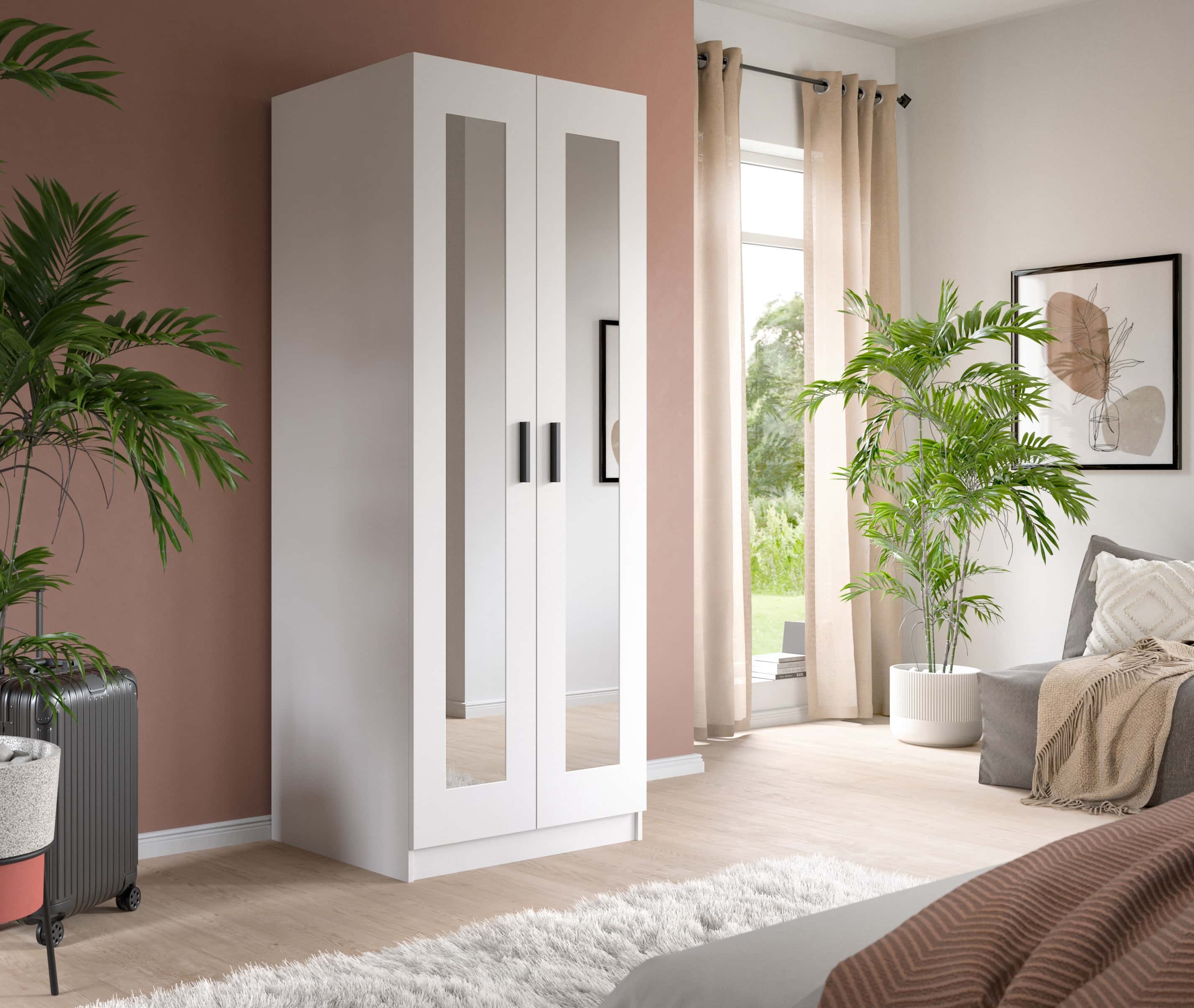 Visby Kleiderschrank 2-türig