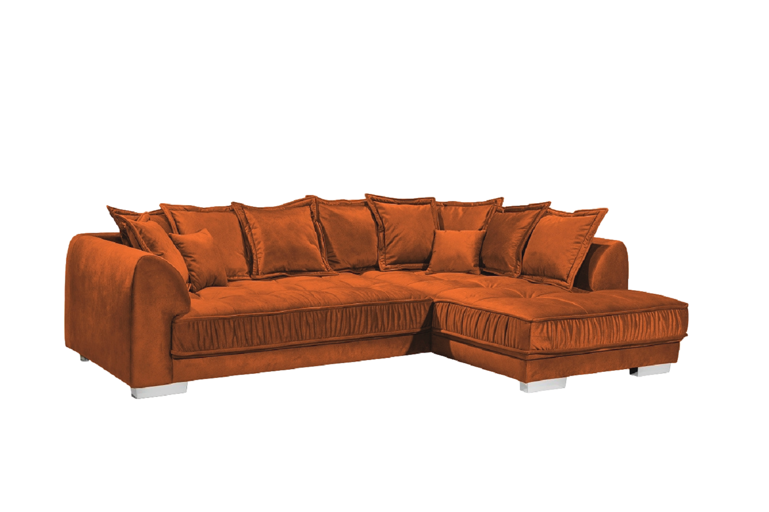 Ecksofa Pascha von ED Exciting Design – Luxus-Mikrofaser