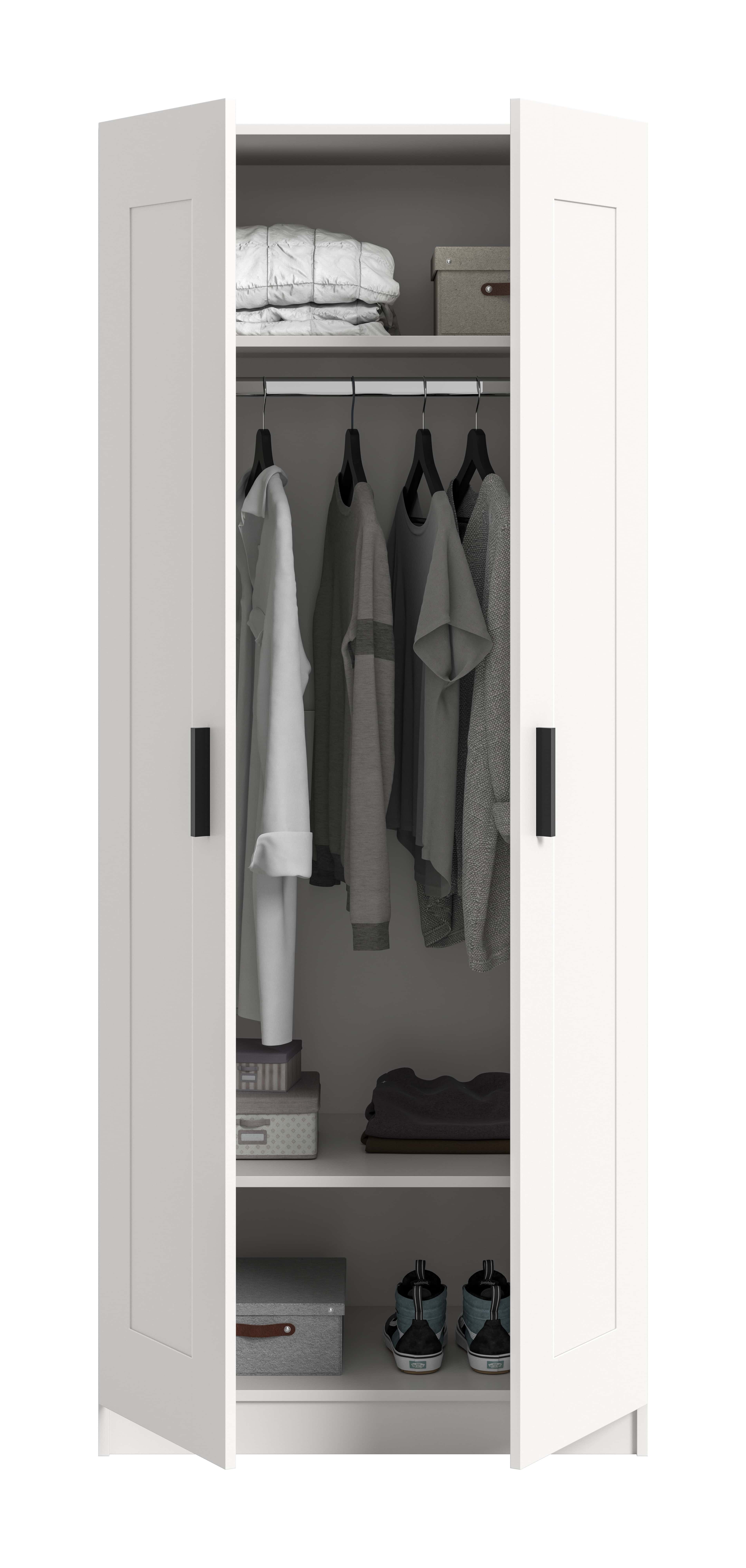 Visby Kleiderschrank 2-türig Visby Kleiderschrank 2-türig