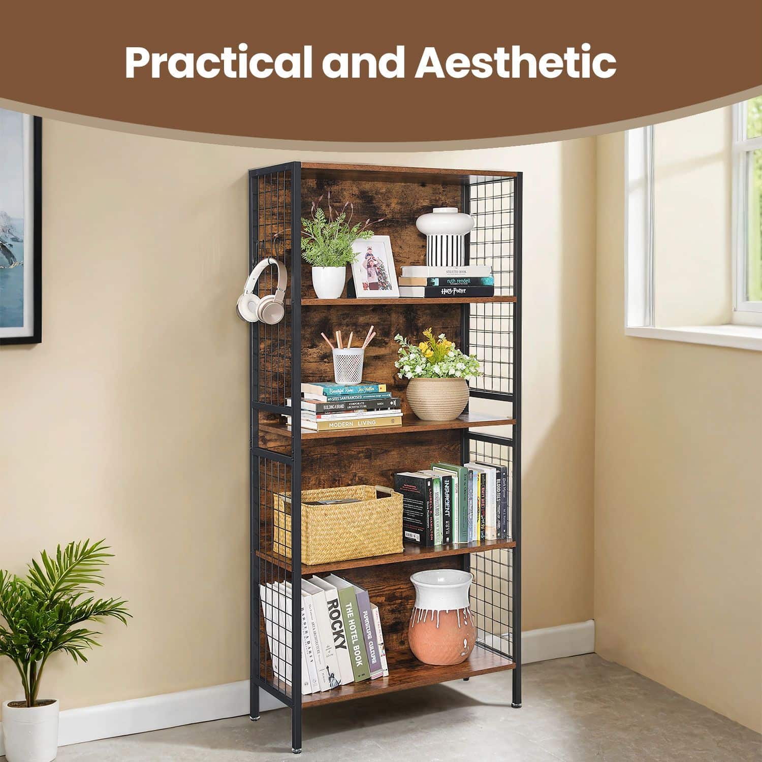 Standregal mit 4 Ablagen