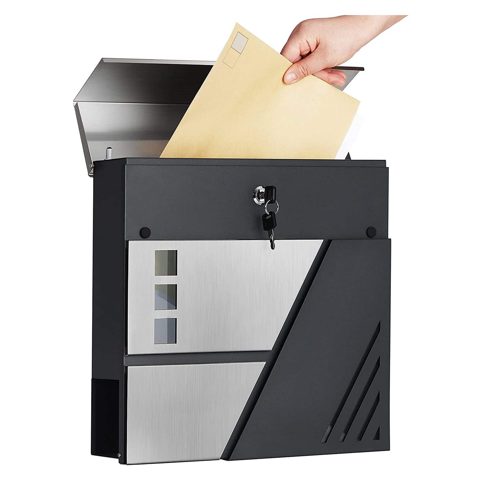 Wandbriefkasten mit Sichtfenster-GMB053G01 Wandbriefkasten mit Sichtfenster-GMB053G01
