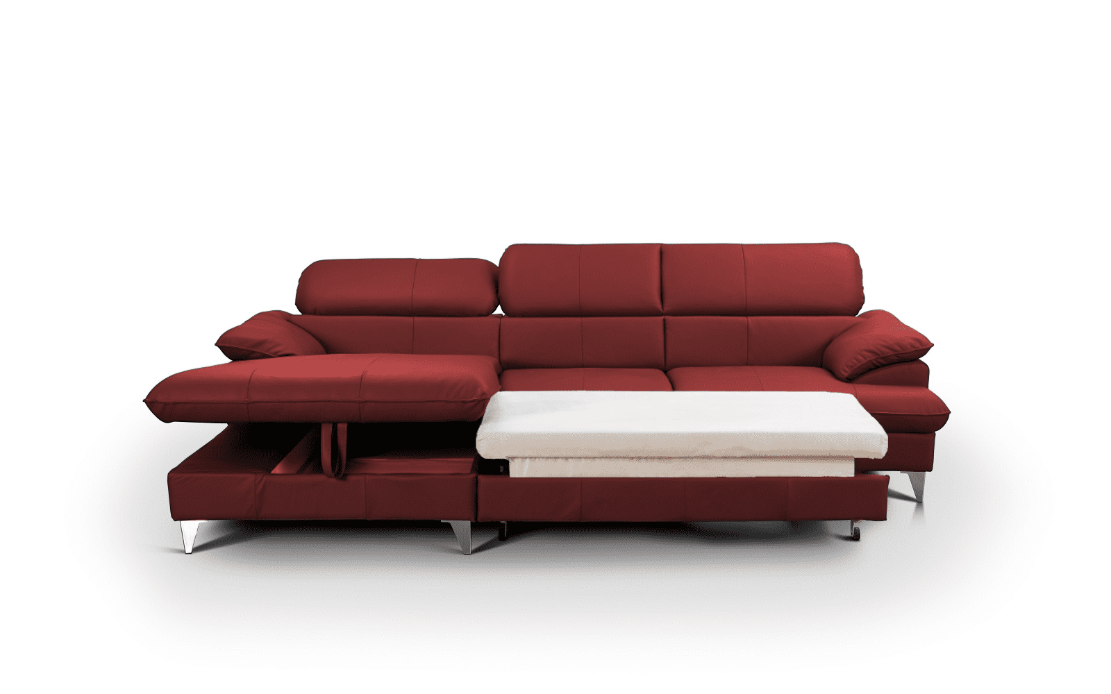David Ecksofa Echtleder – Schlafsofa mit Bettkasten David Ecksofa Echtleder – Schlafsofa mit Bettkasten