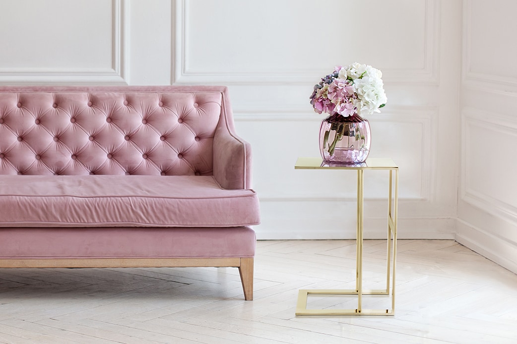 Beistelltisch Sten 125 Silber Beistelltisch Sten 125 Silber