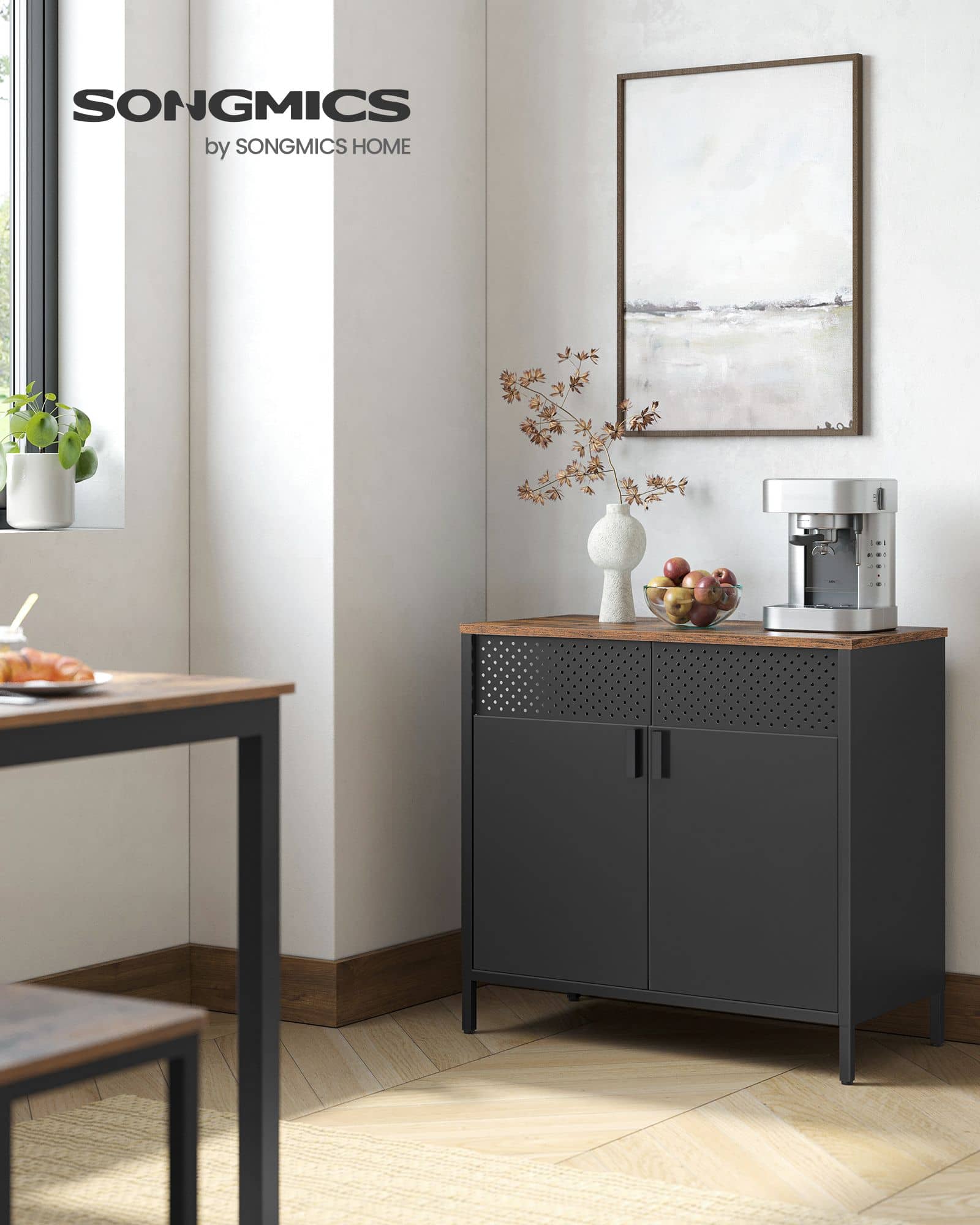 Aufbewahrungsschrank vintagebraun-schwarz-B34LSC102B01 Aufbewahrungsschrank vintagebraun-schwarz-B34LSC102B01