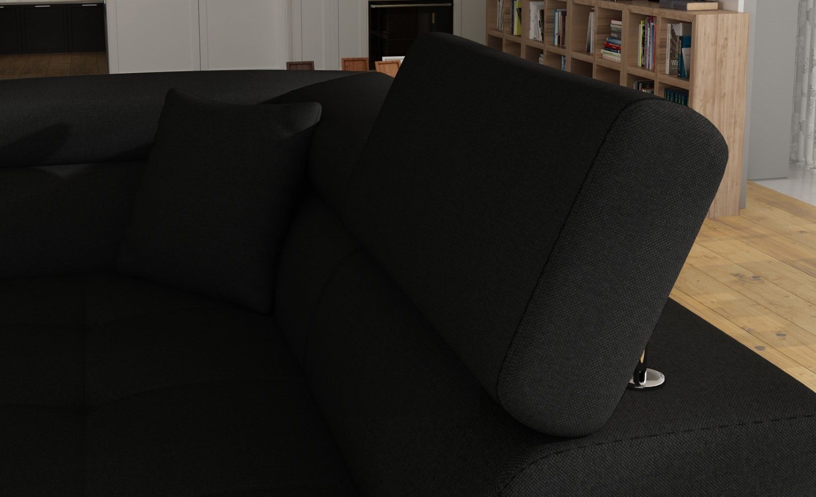  Eltap Ecksofa Anton mit Schlaffunktion & Bettkasten | Sawana